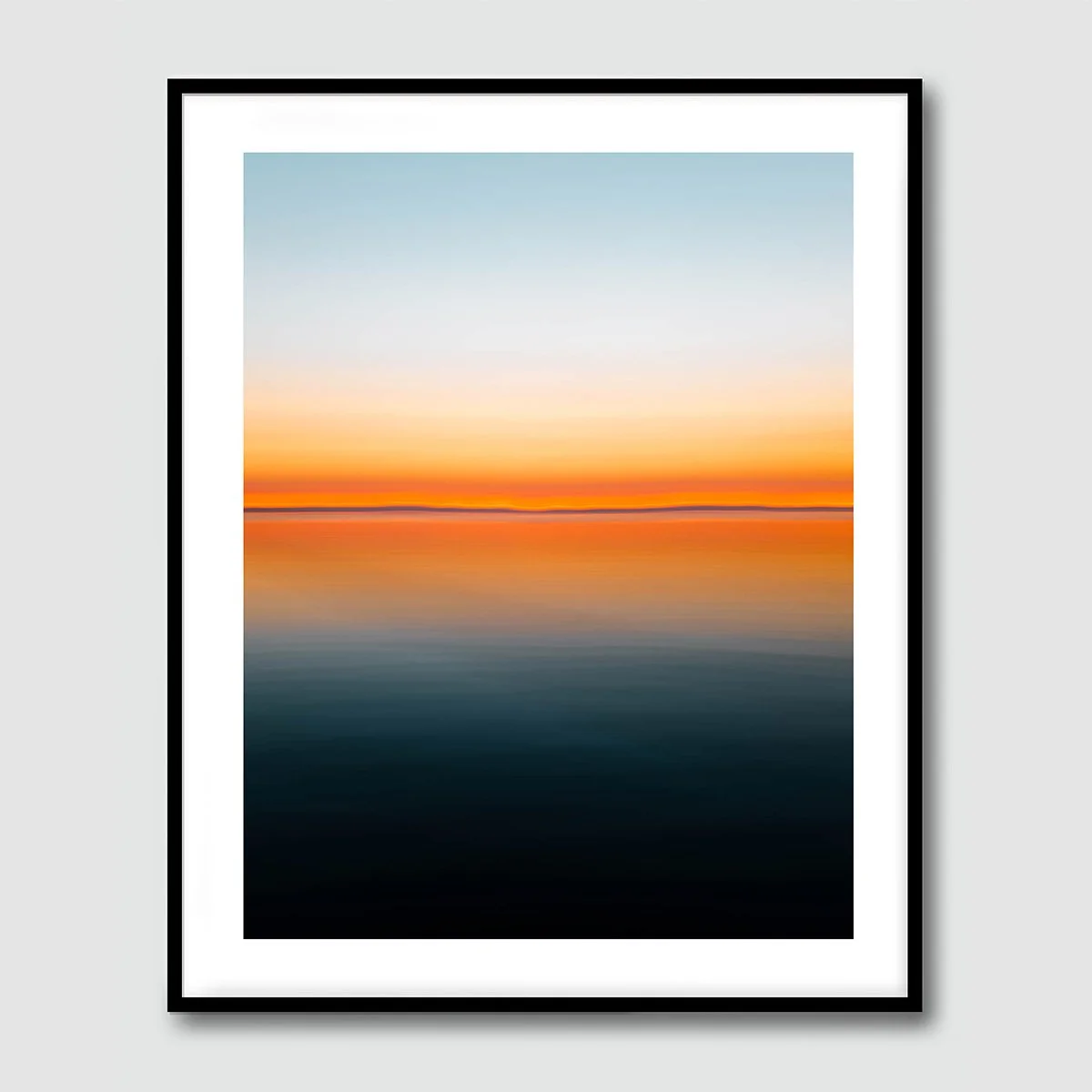 Black Frame 40x50 Hahnemühle Print with white border