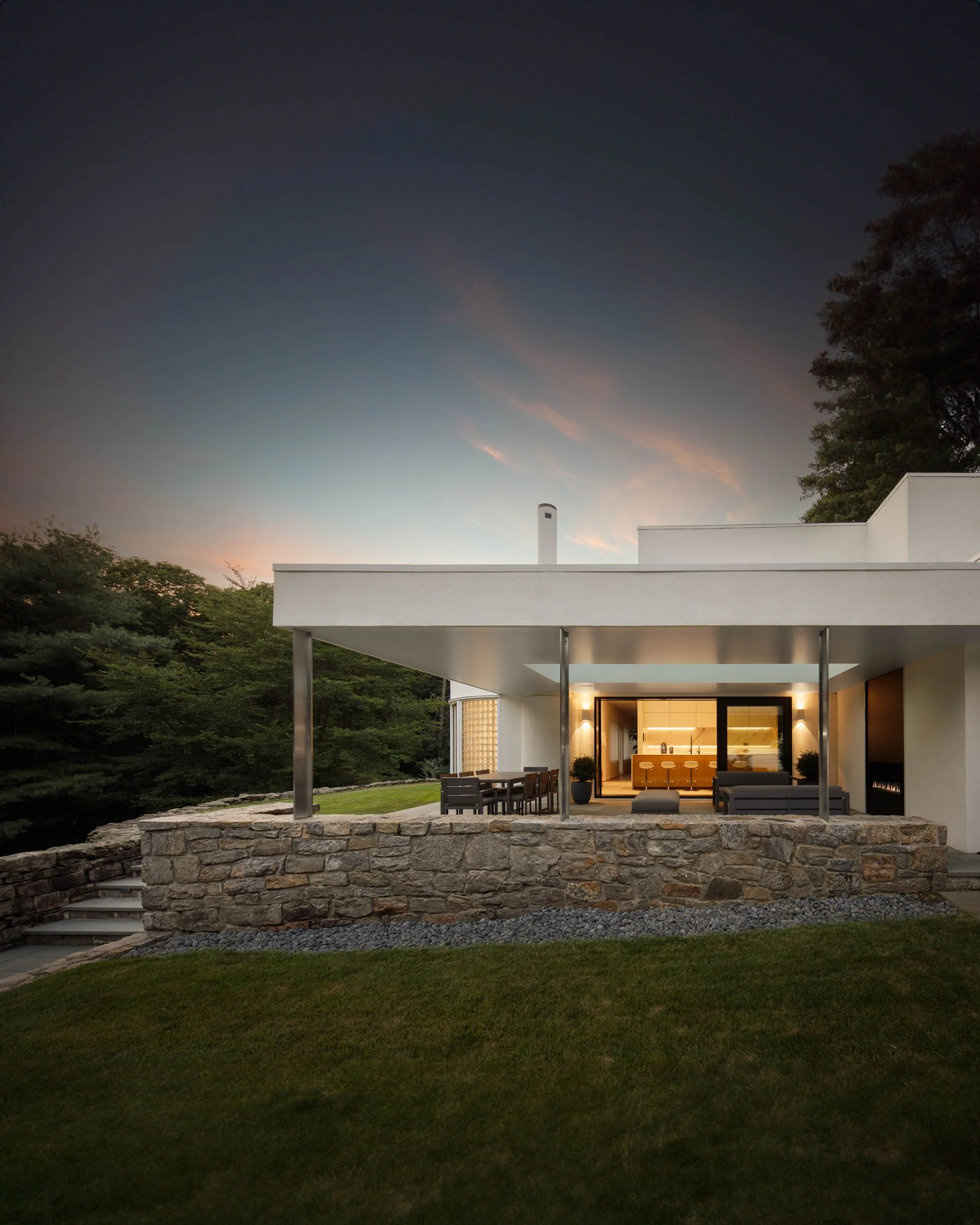 Architectural Photograph Art Deco Residence in Armonk NY