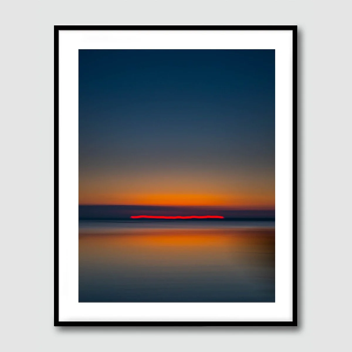 Black Frame 40x50 Hahnemühle Print with white border