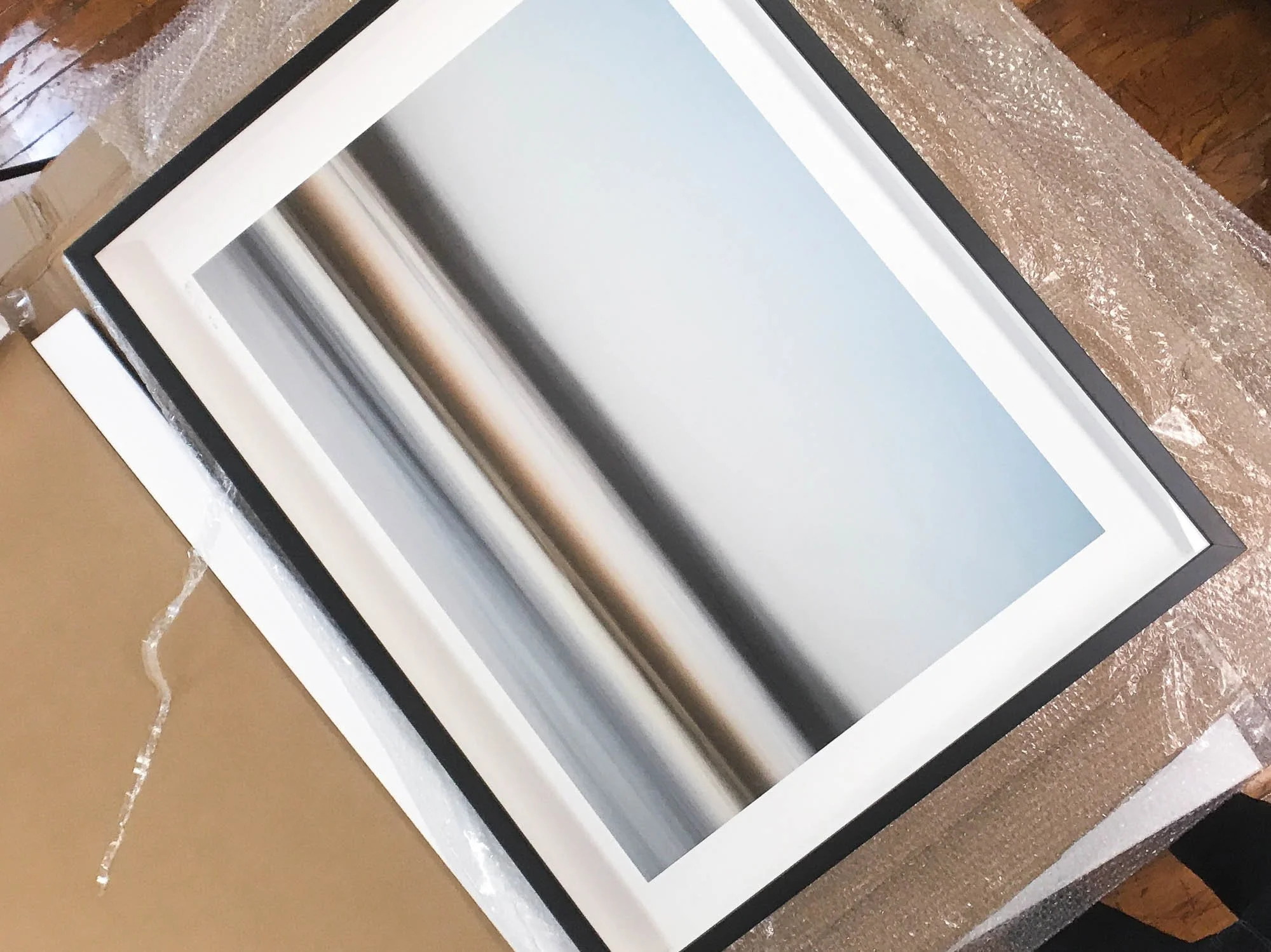 30" x 40" Gicleé Print on Hahnemühle William Turner in black shadow box.
