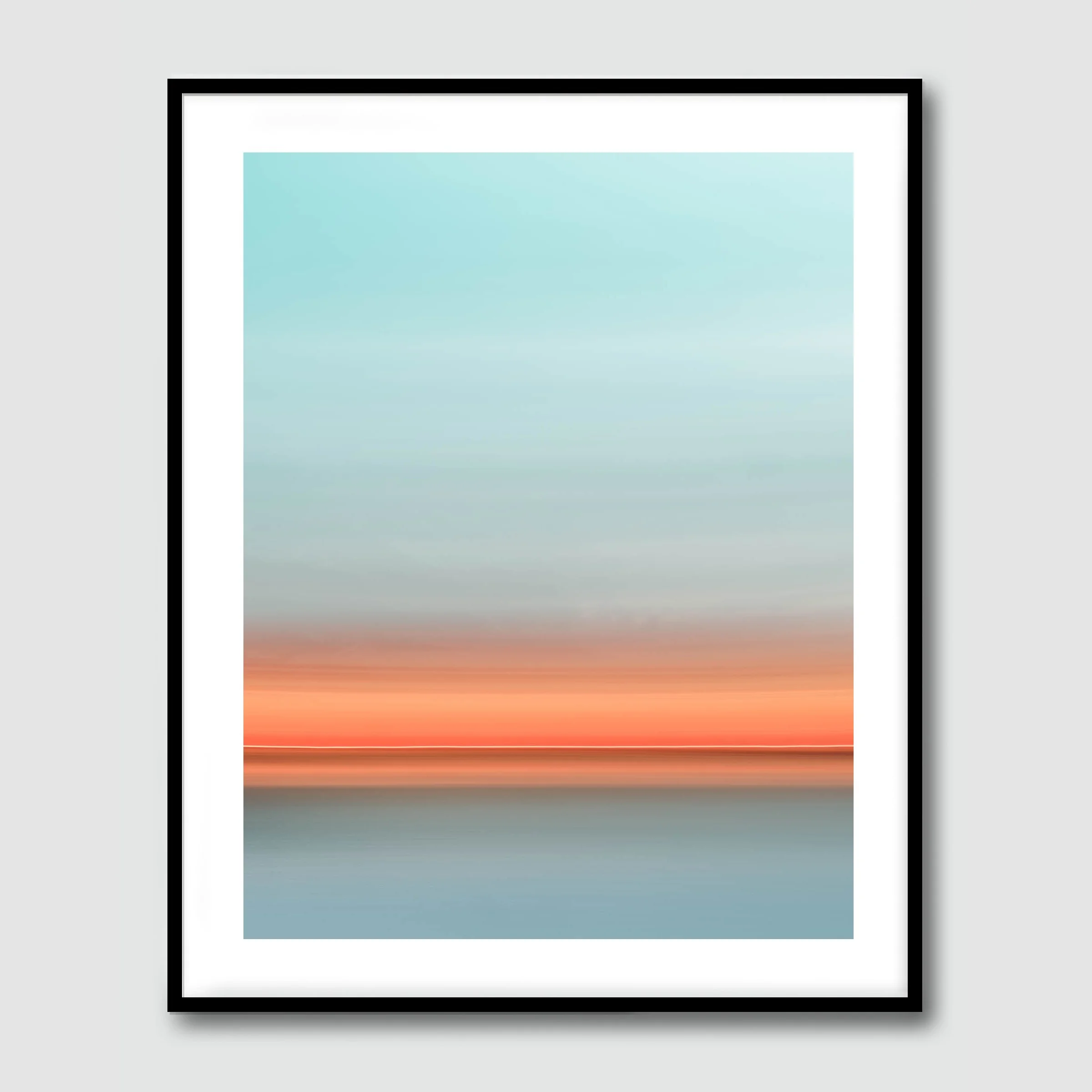Black Frame 40x50 Hahnemühle Print with white border