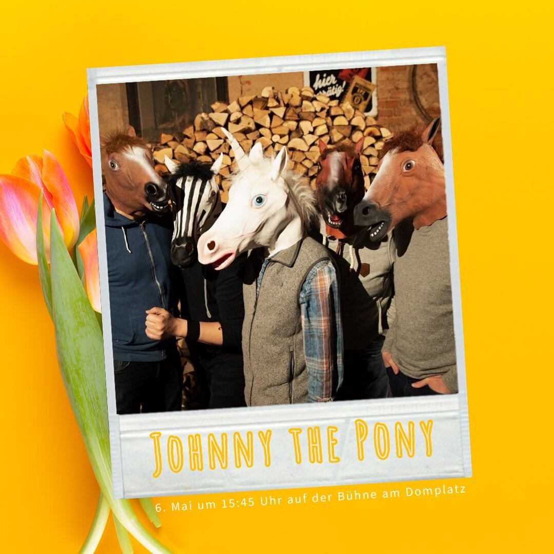 Am Samstagnachmittag, den 6. Mai, rocken Johnny the Pony ab 15:45 Uhr die @rheingauer.volksbank B&uuml;hne auf unserem Geisenheimer Fr&uuml;hlingserwachen. Johnny the Pony, kurz &bdquo;Johnny&ldquo;, oder noch k&uuml;rzer &bdquo;JtP&ldquo; ist eine f