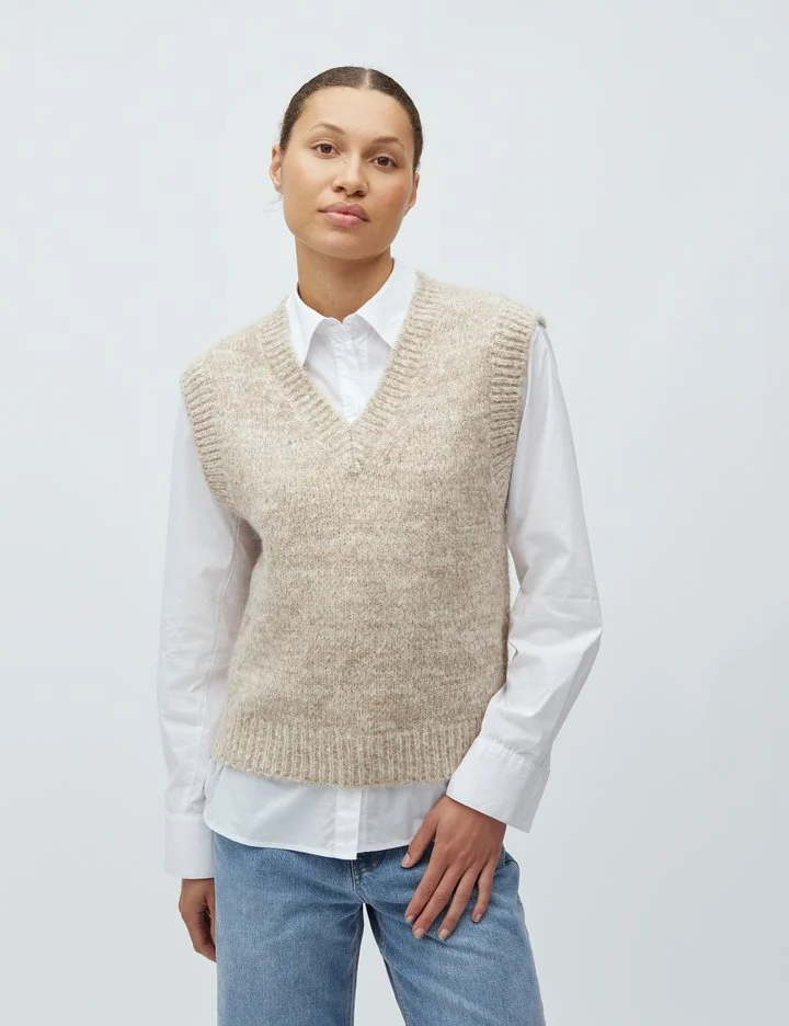 Classic Wool Blend Sweater Vest