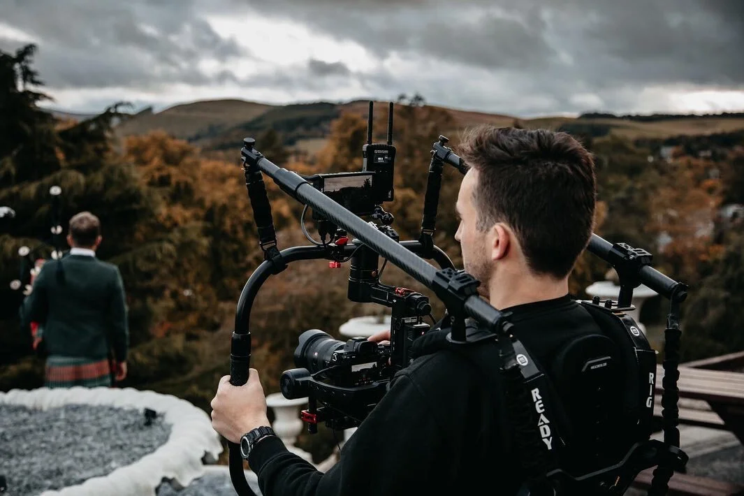 On set for @crieffhydroresort back in the autumn, filming a series of promotional videos to promote their incredible hotels - Crieff Hydro and @peebleshydro - as wedding venues 💍 🎥 

Thanks to @weewraith for trusting us with this prestigious projec