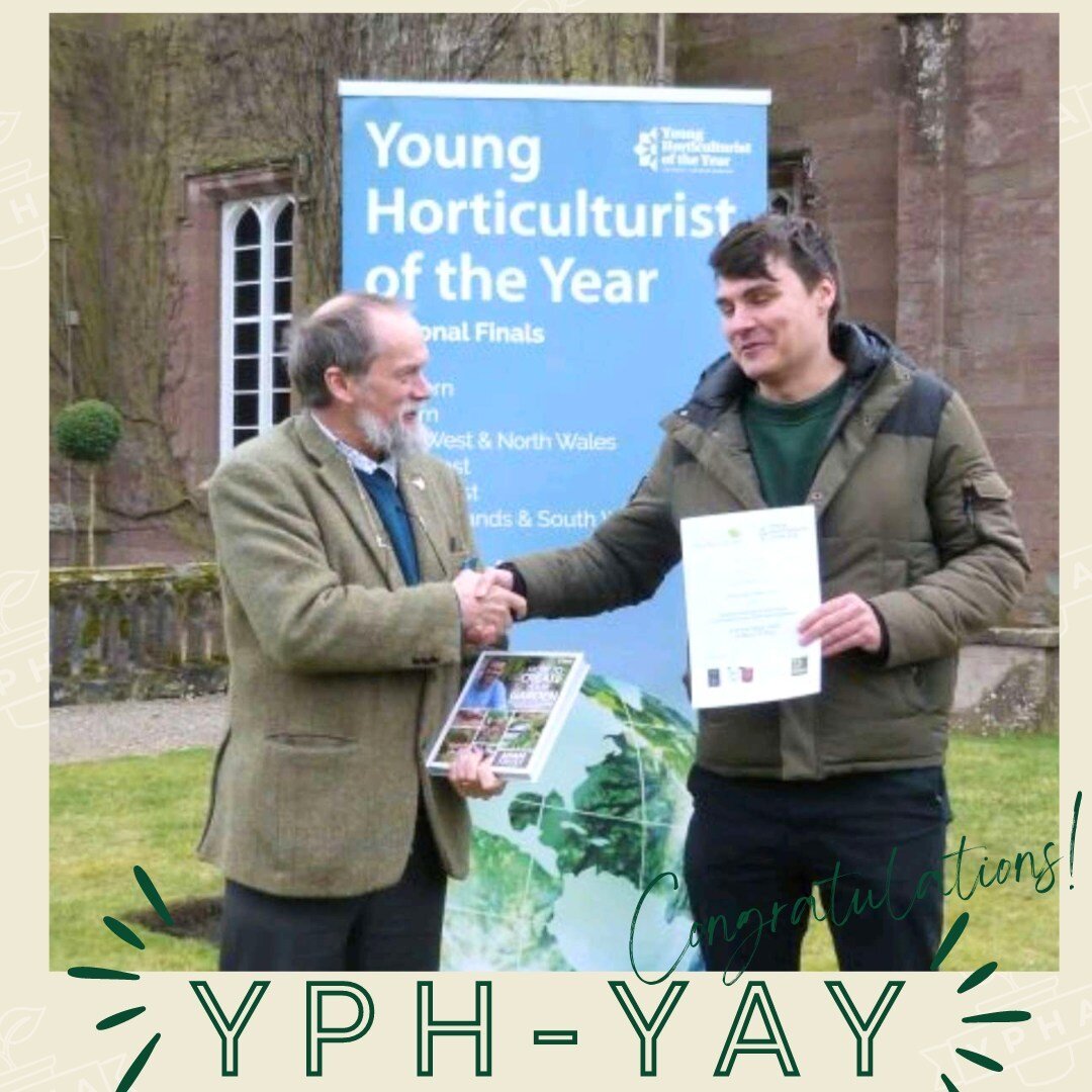 James Douglass celebrates winning the Scottish Regional Final of the Young Horticulturist of the Year competition!

We want to celebrate our members, so if you want to share your or your friend's achievements in the industry take a look at our YPH-YA