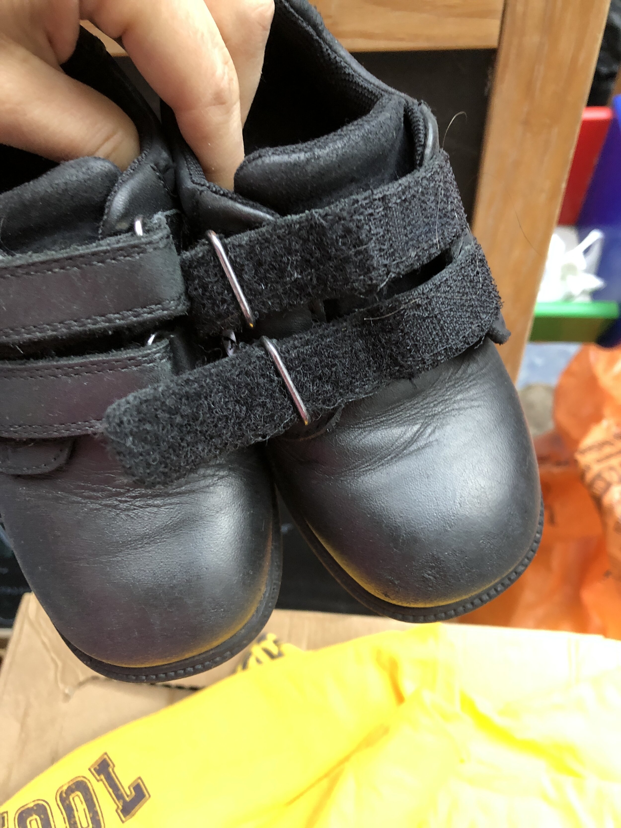 Black Leather School Shoes (8)
