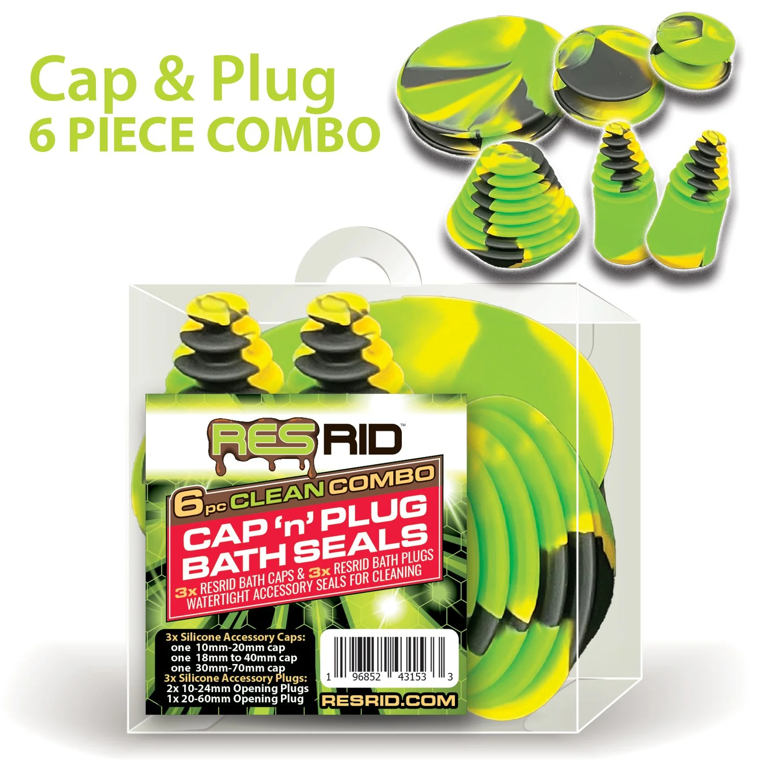 resrid-bath-cap-n-plug-COMBO-greenblackyellow.jpg