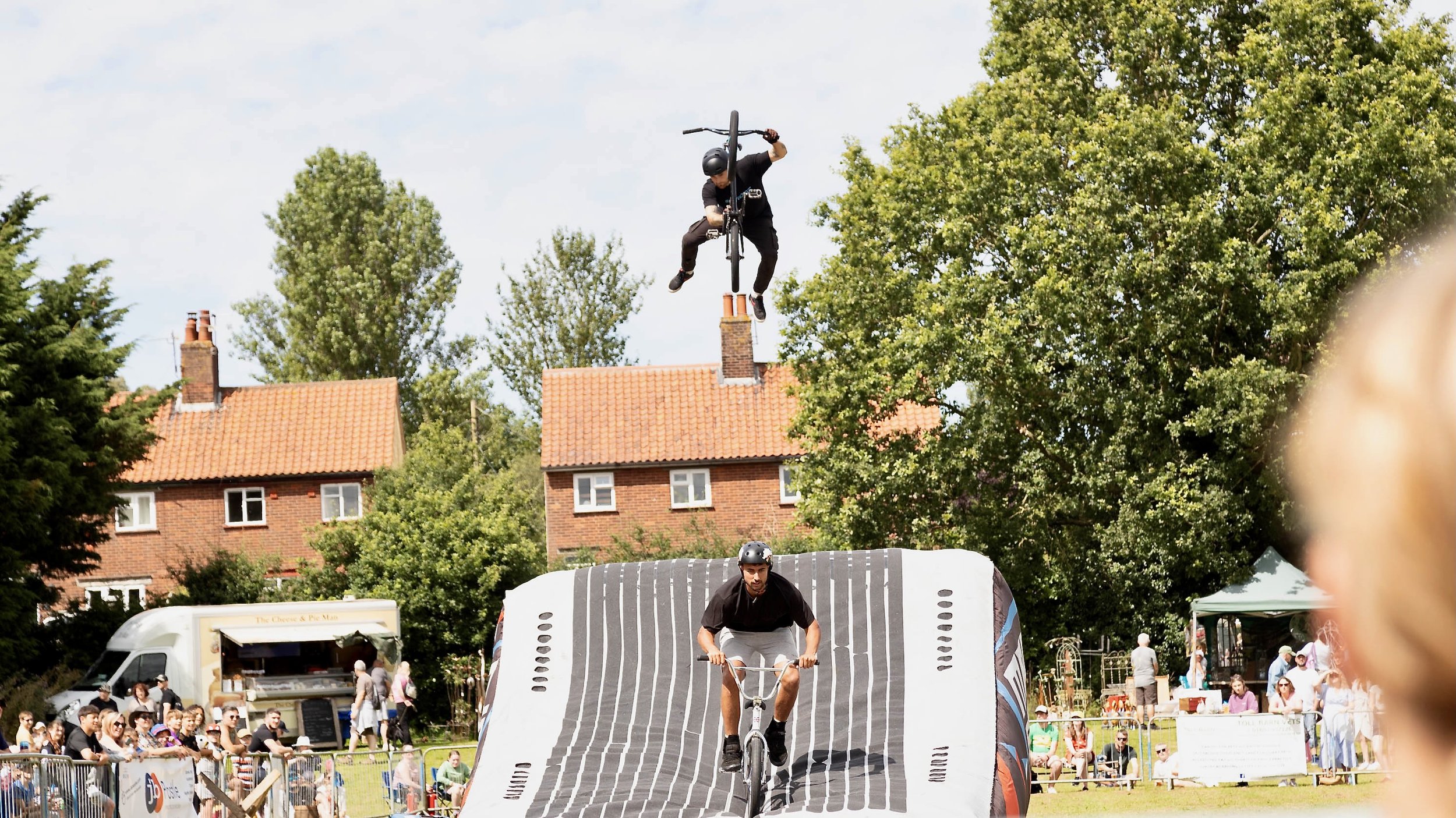 BMX Stunt Riders in action.