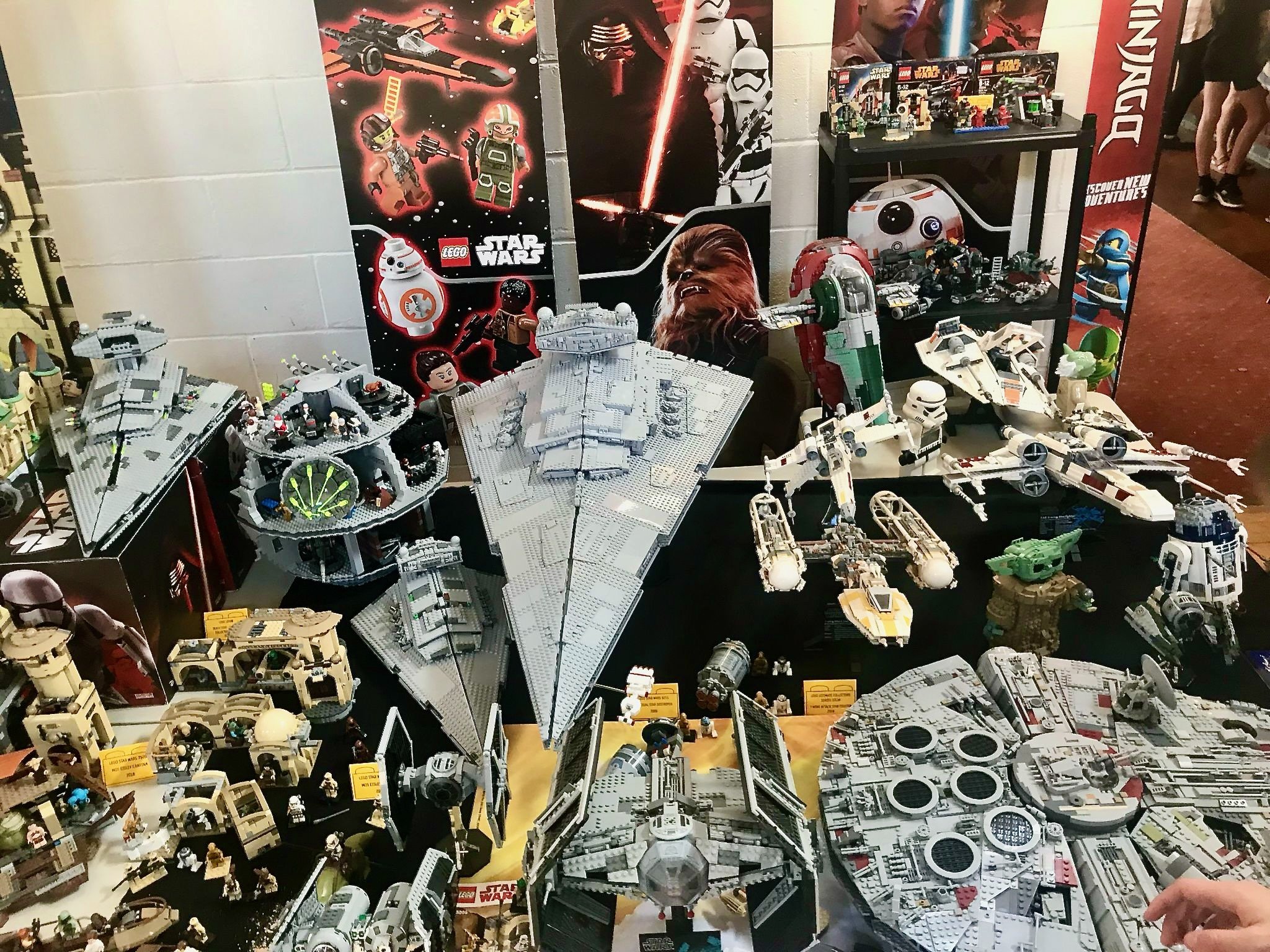 Past Brick-Con display