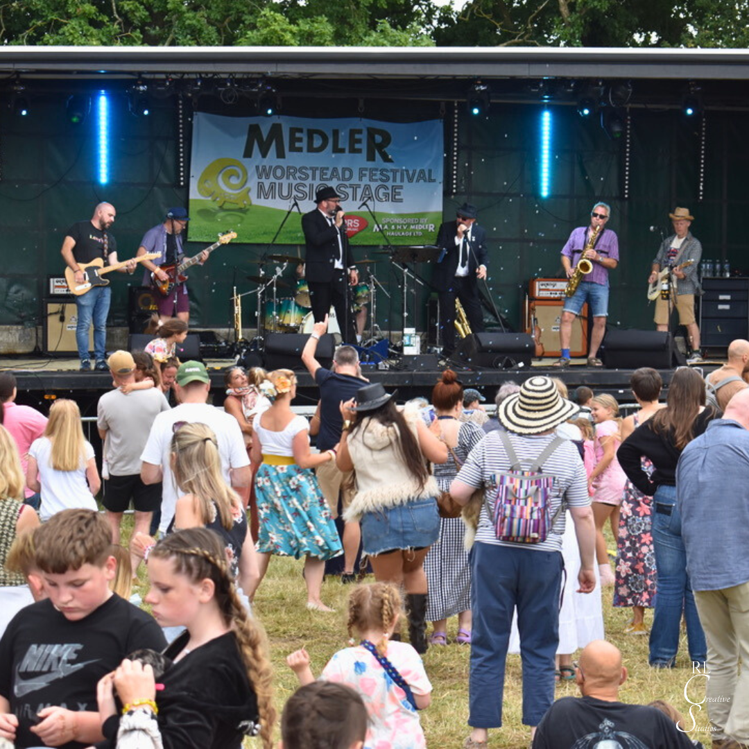 The Booze Brothers Band performing