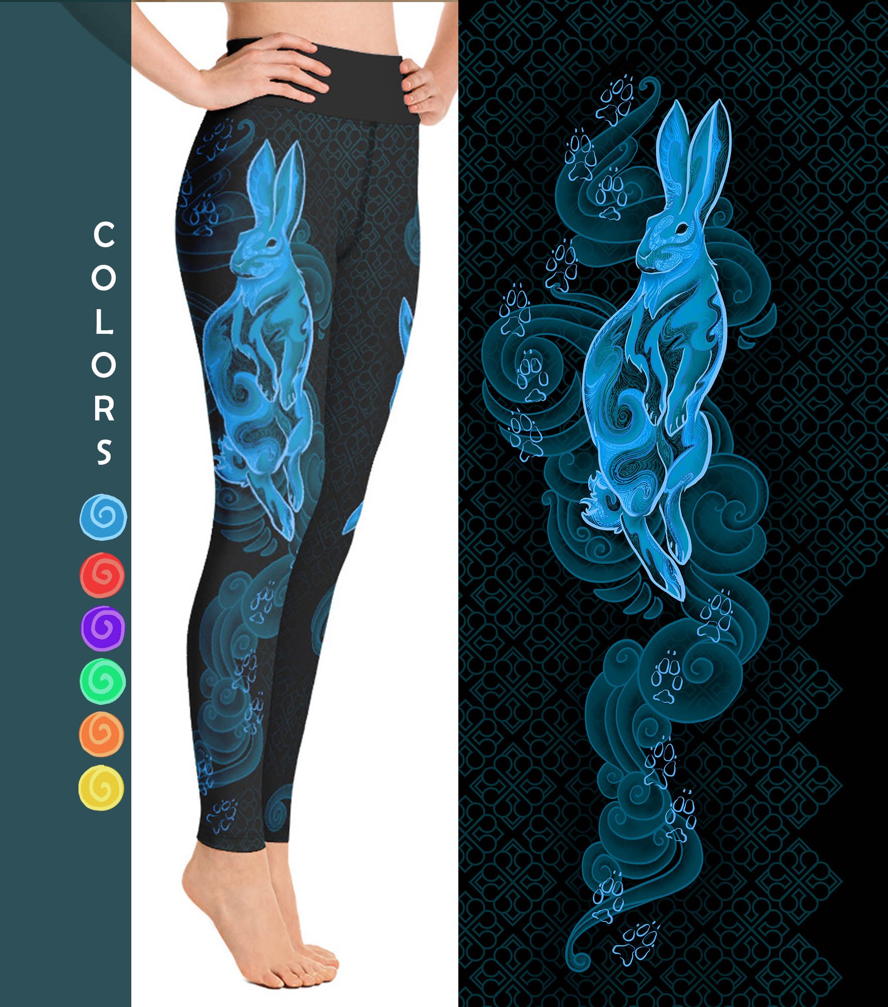 Galaxy Yoga Leggings - Miss Zodiac