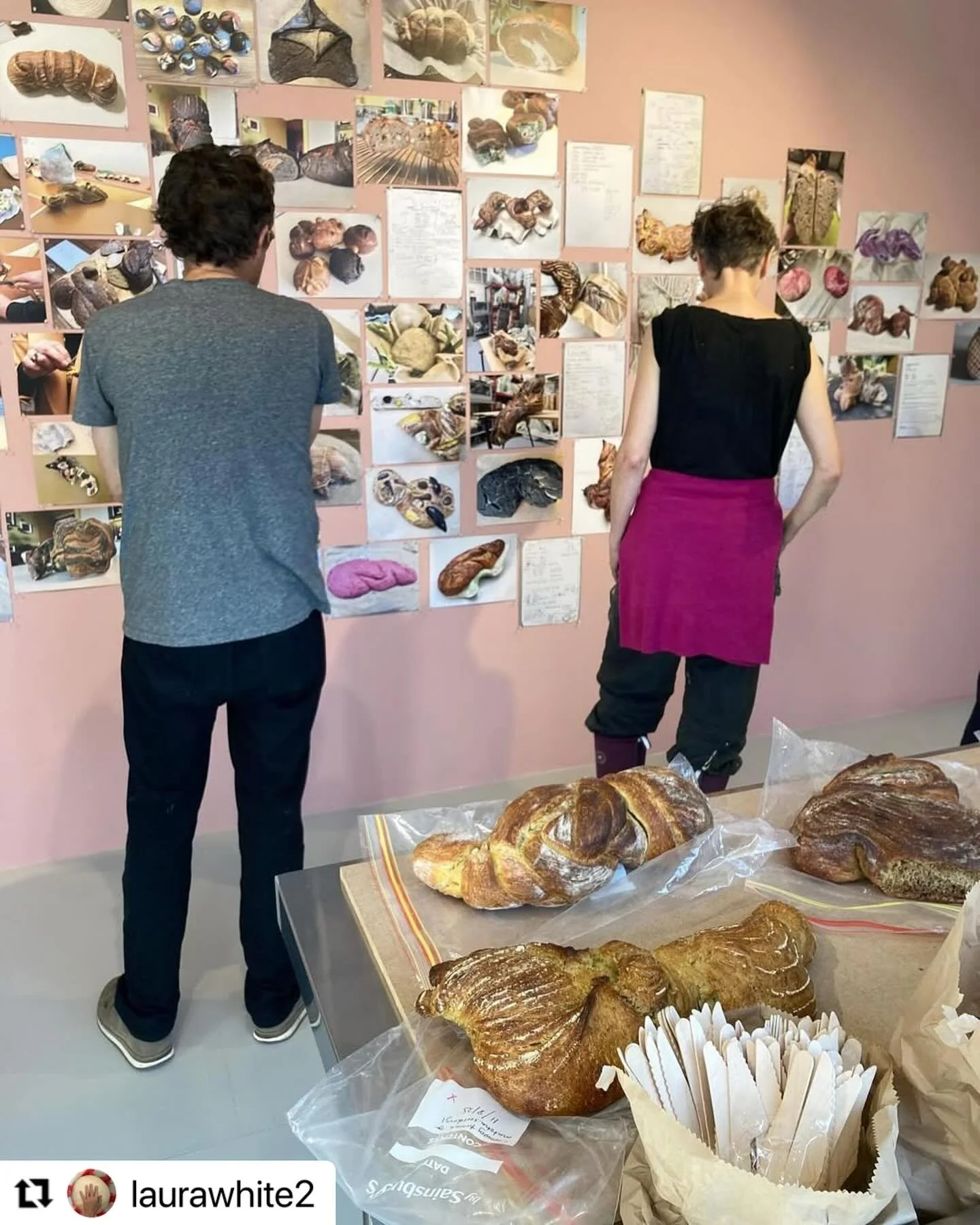 Huge thanks to everyone who came along to the opening of Laura White’s exhibition, Daily Baroque last night @phoenix_artspace , a wonderful celebratory event bringing together the materiality, processes and generosity of making sculpture and ma