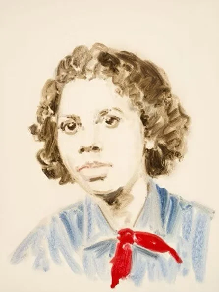 Celebrating International Women&rsquo;s Day with works by Annie Kevans from our exhibition &lsquo;Reframing History&rsquo; @phoenix_artspace. The exhibition includes works from her series &lsquo;History of Art&rsquo; - portraits of artists largely ce