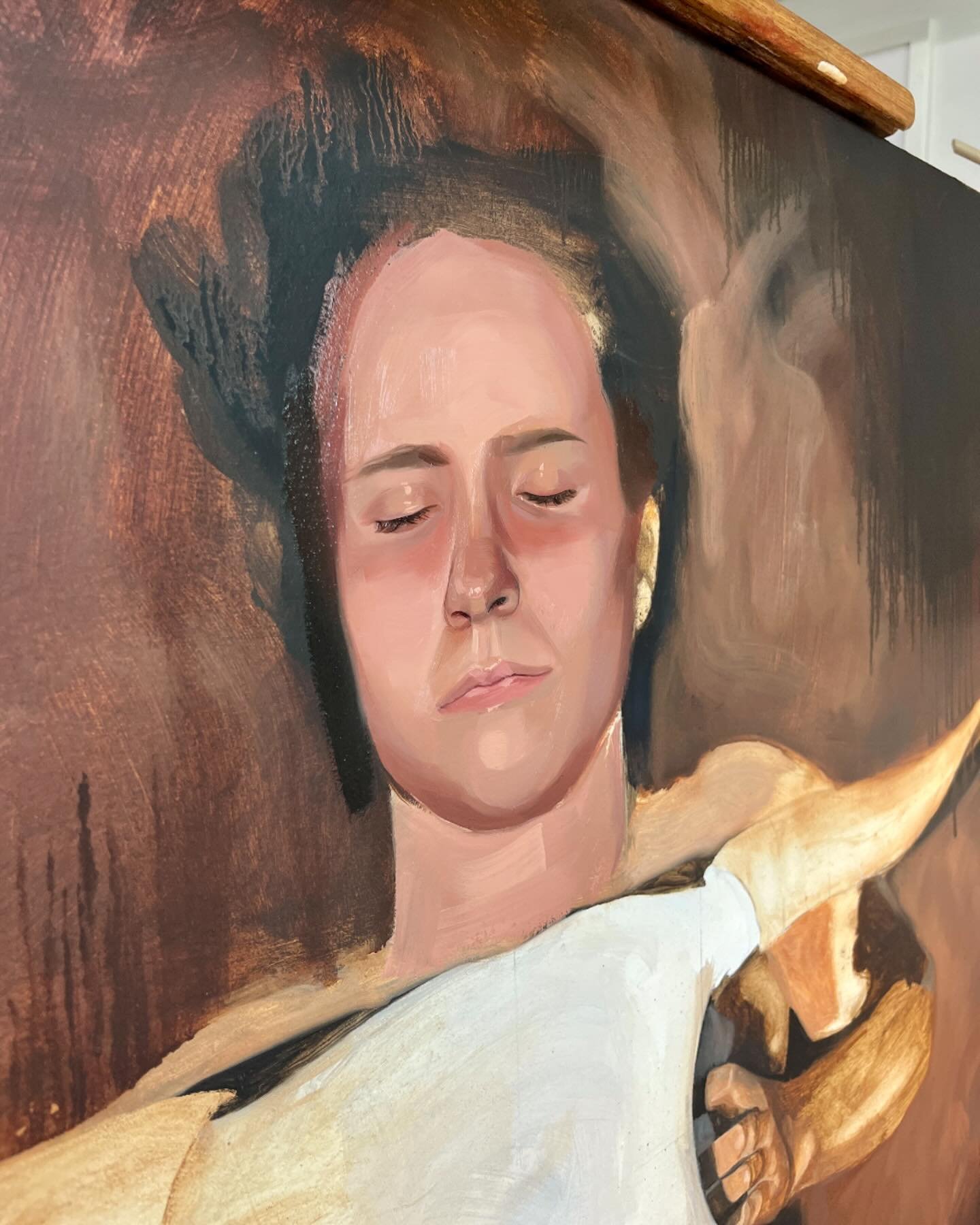 Finding Lydia
#wip #workinprogress #oilportrait #oilportraitpainting #contemporaryrealism #figurativeartist #realistpainting #portraitpainting #mementomori