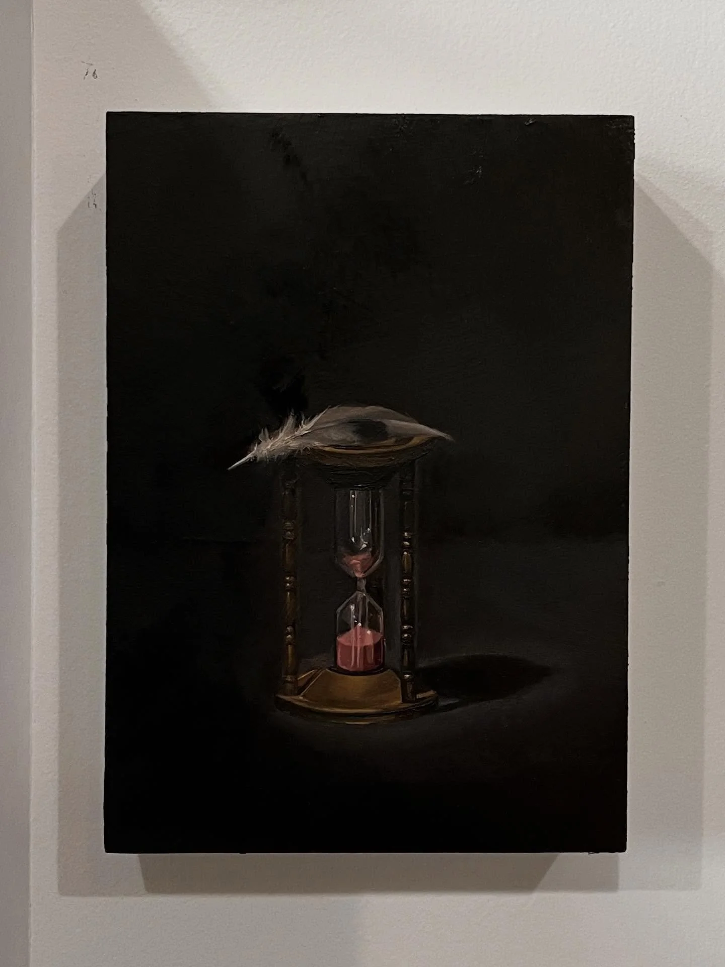 Untitled study, 7&rdquo; x 5&rdquo;, oil on panel, 2025

#mementomori #lifeanddeath #fromlife #stilllife #symbolism #symbolicart #narrativepainting #oilonpanel #hourglass