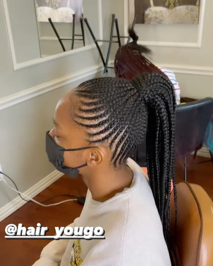 Ponytail braids so stylish and chic😻😻 #ponytailbraids #feedinbraids #feedinbraidsdallas #dallasfeedinbraids #feedincornrows #cornrows #cornrowstyles #ghanabraids #dfwbraids #dfwhairstylist #dfwbraider #dallasbraids #dallasbraider #dallasboxbraids #