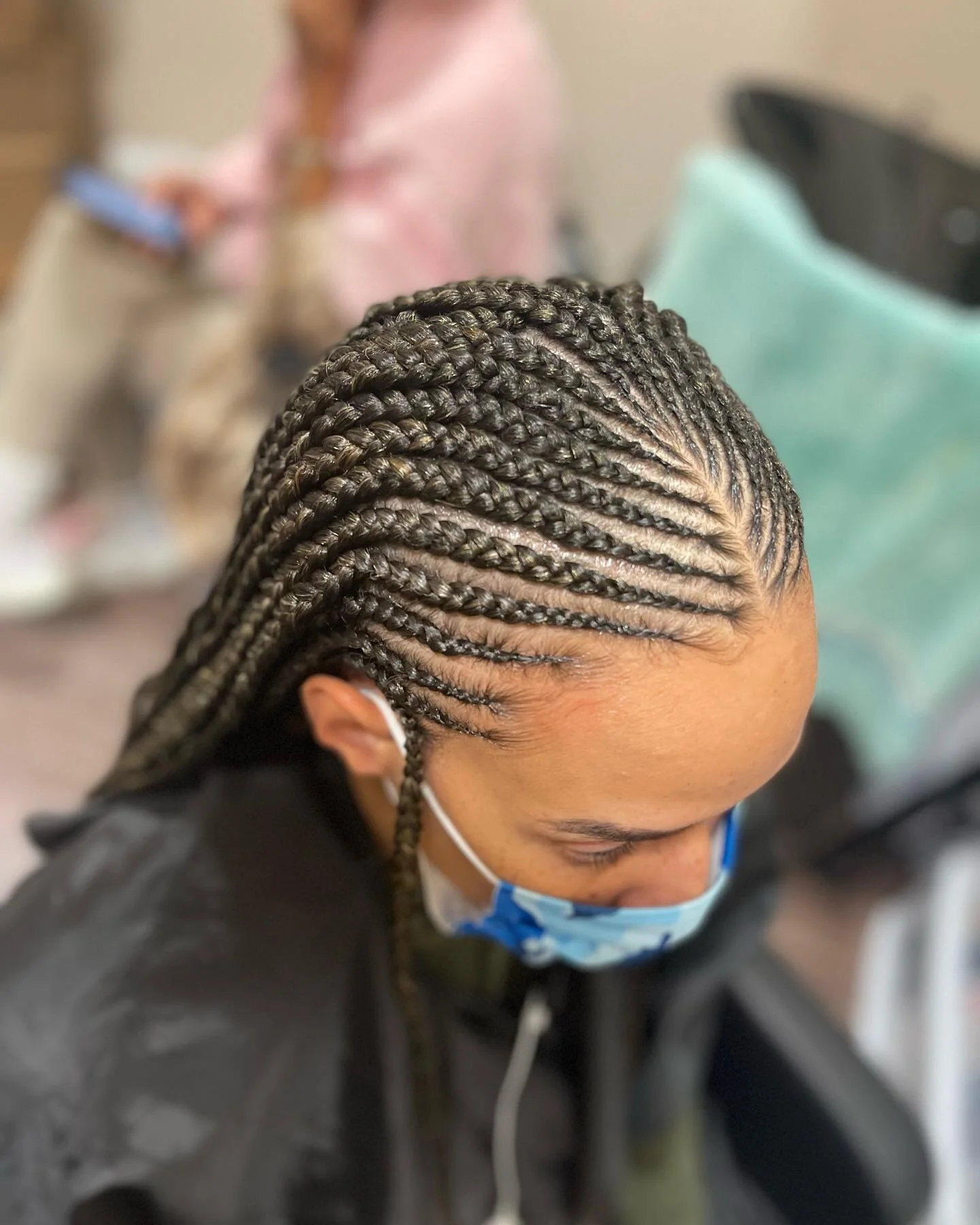 Half and half tribal #scalpbraids #feedinbraids #feedincornrows #feedinbraidsdallas #ghanabraids #ghanacornrows #stitchbraidsdallas #2layerbraids #fulanibraids #tribalbraids #tribalbraidsdallas #dallasbraider #dallasbraiders #dallasbraids #dallasstyl