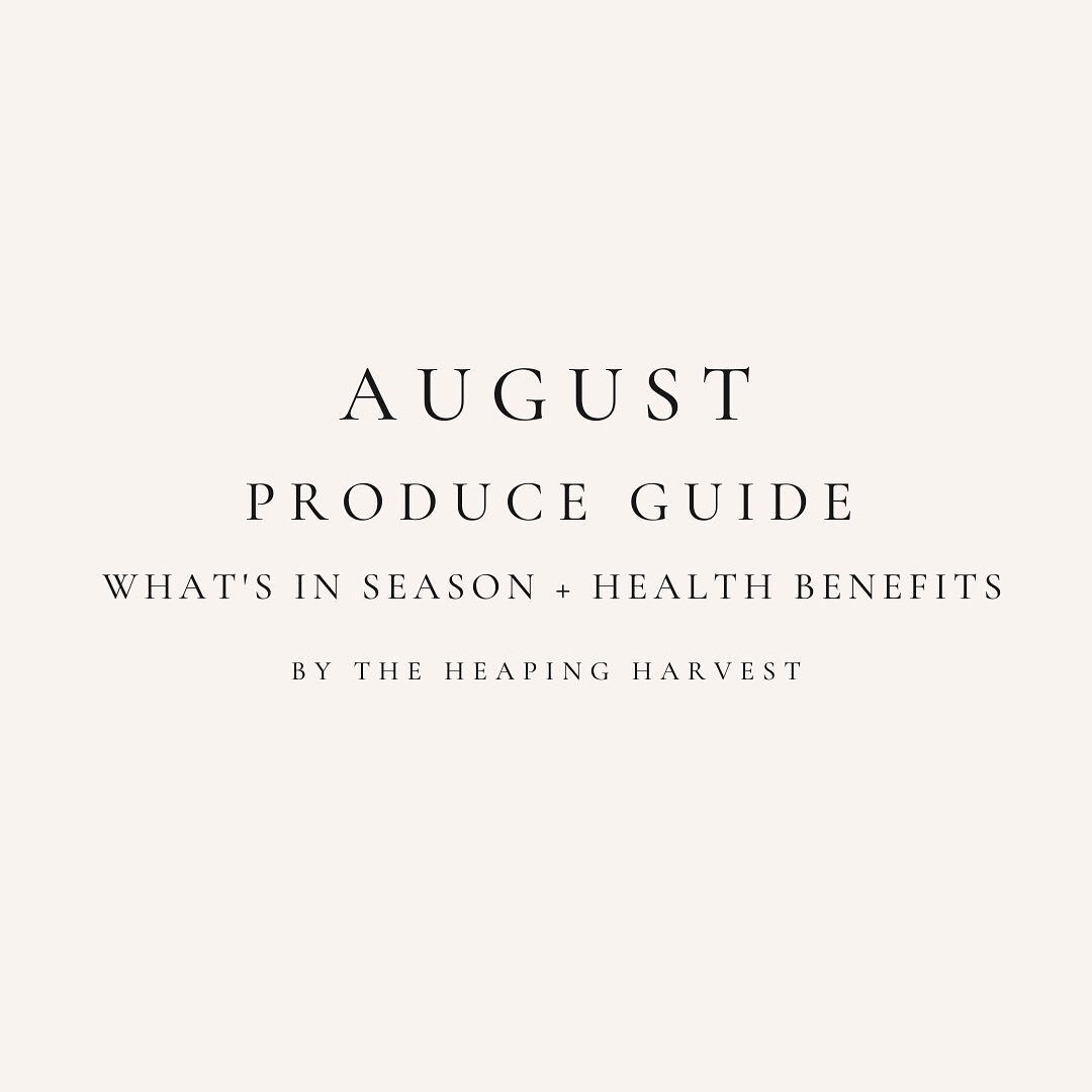 What&rsquo;s in season in August?! 🍒

1. Blackberries
2. Cherries
3. Avocados
4. Zucchini 
5. Bell Peppers
6. Tomatoes
7. Peaches
8. Strawberries 

(note: this is just a snapshot, there are even more listed on our blog!)

Why eat seasonal produce? 
