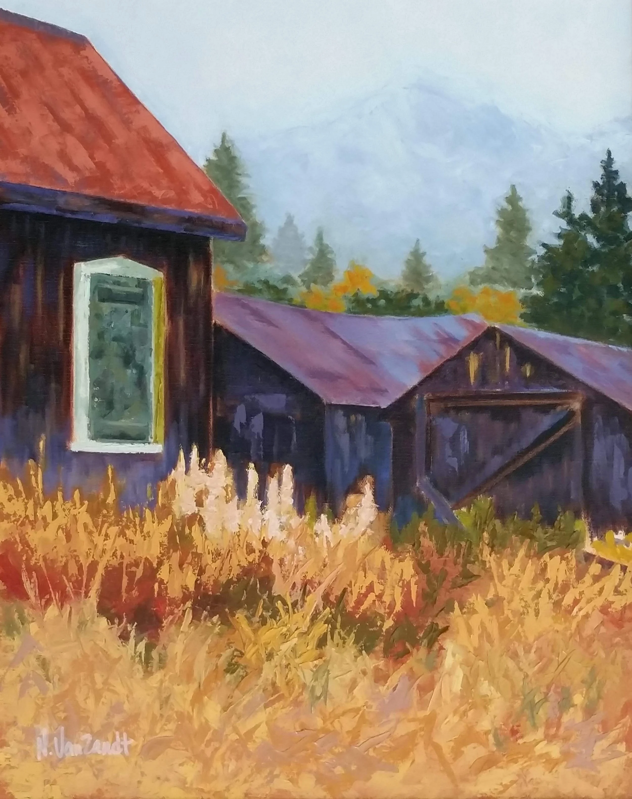 Fading Frontier on Main St., Breckenridge
20 x 16 inches - Custom Framed Oil on Panel