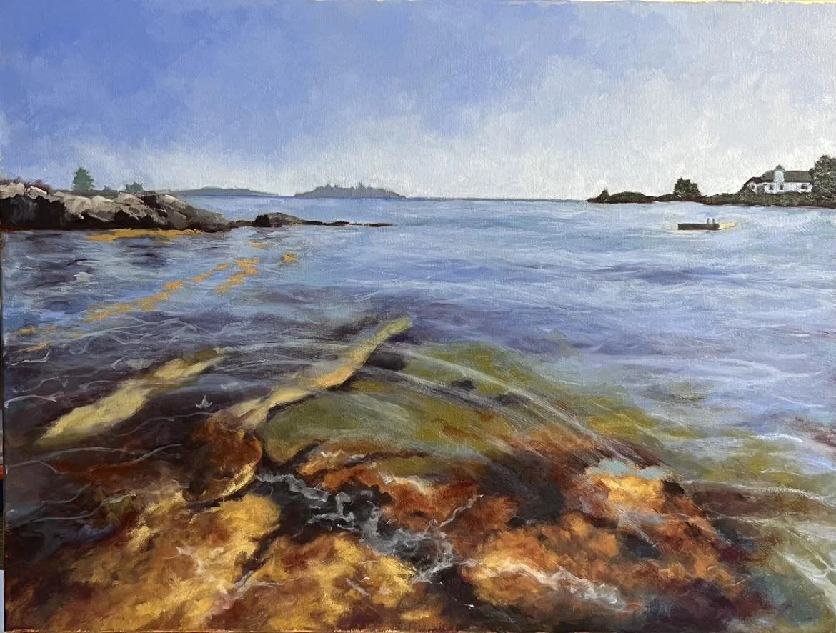 Ocean Point
18 x 24 inches - Custom Framed Oil Painting on Canvas