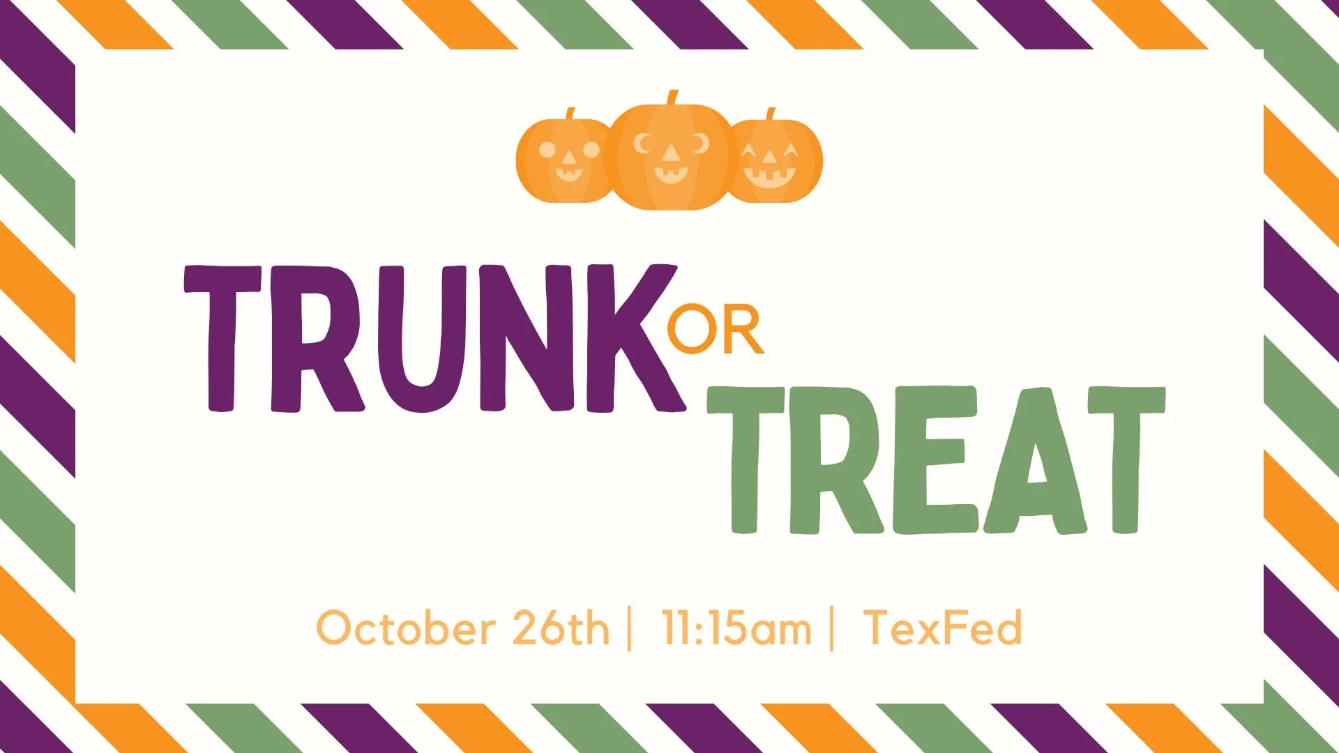 Trunk or Treat
