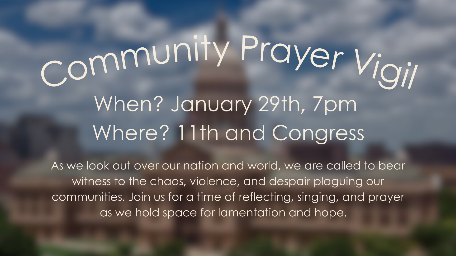 Community Prayer Vigil