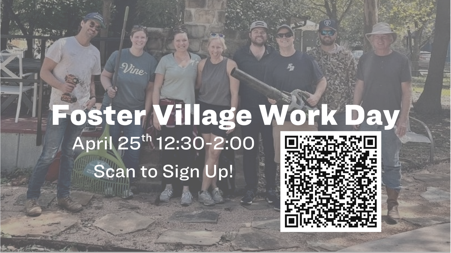 Foster Village Volunteer Work Day 