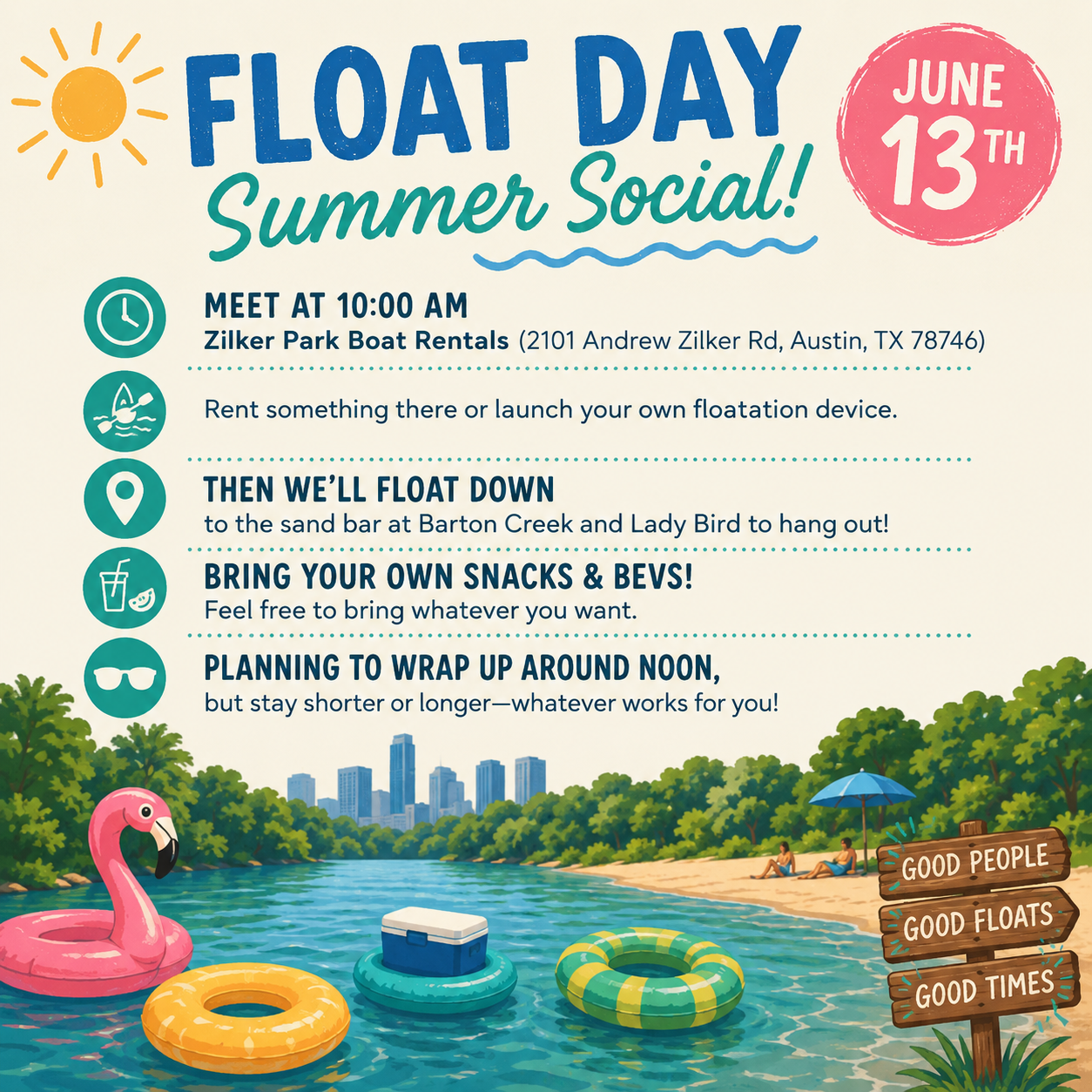 Summer Social Series: Float Day! 