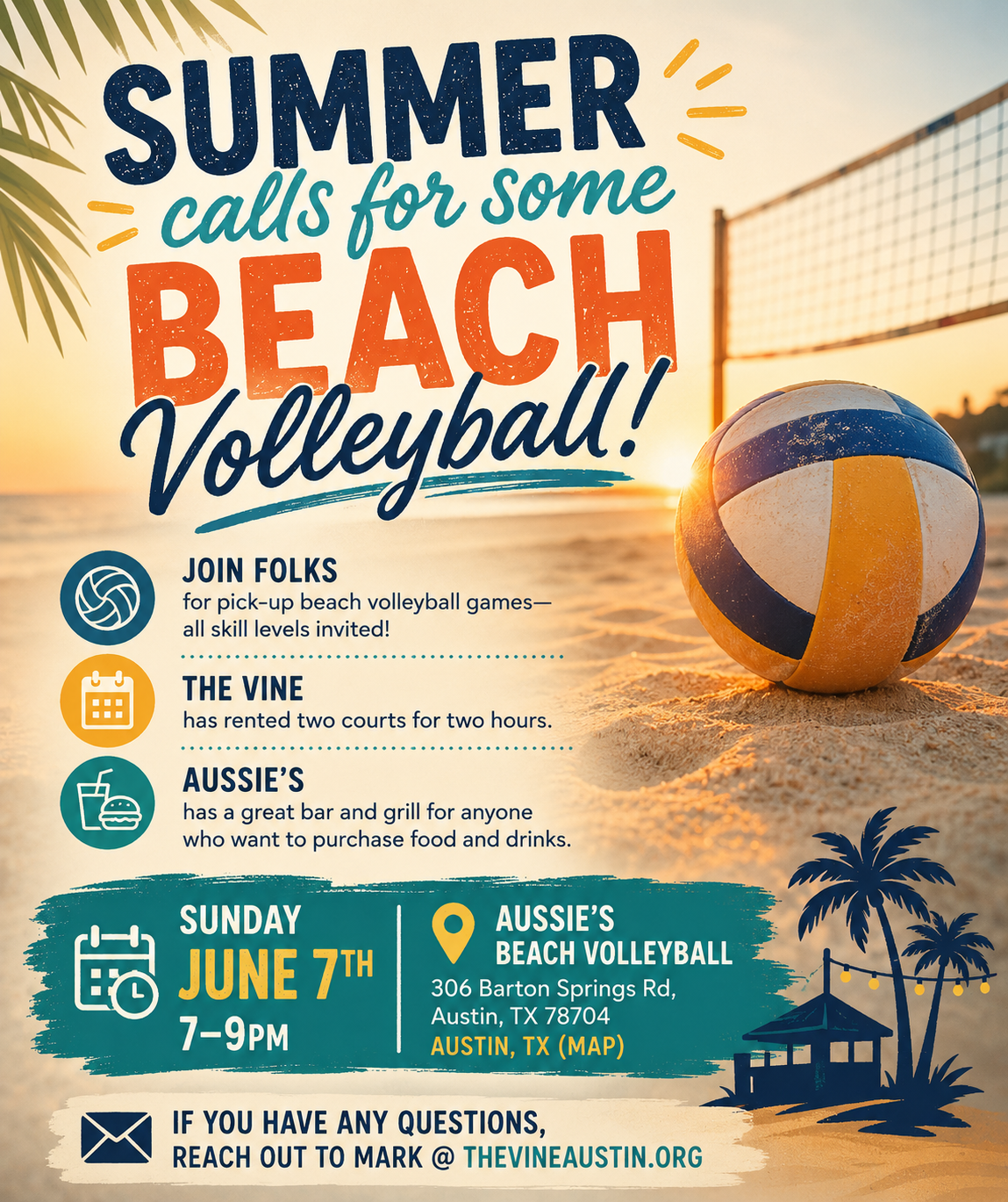 Summer Social Series: Beach Volleyball! 