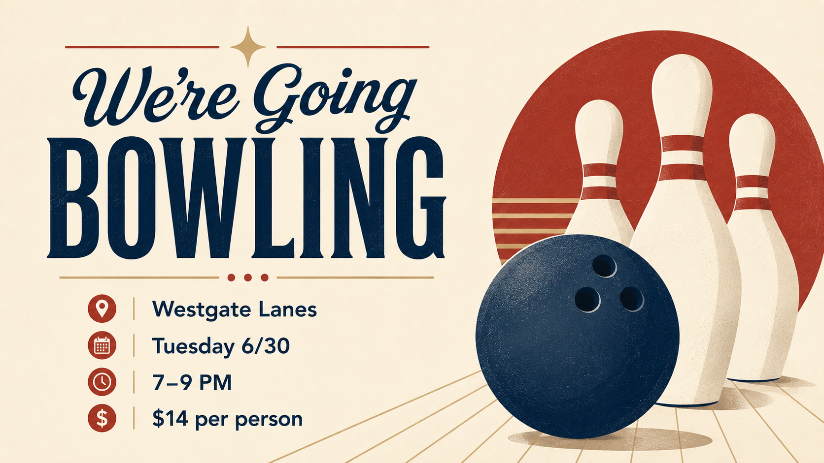 Summer Social Series: Bowling! 