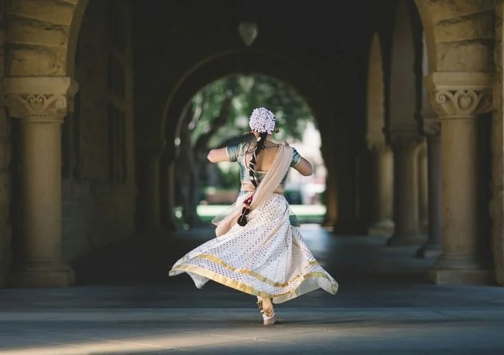 Indian classical dancer representing cultural expression therapy for South Asian families in Texas Florida