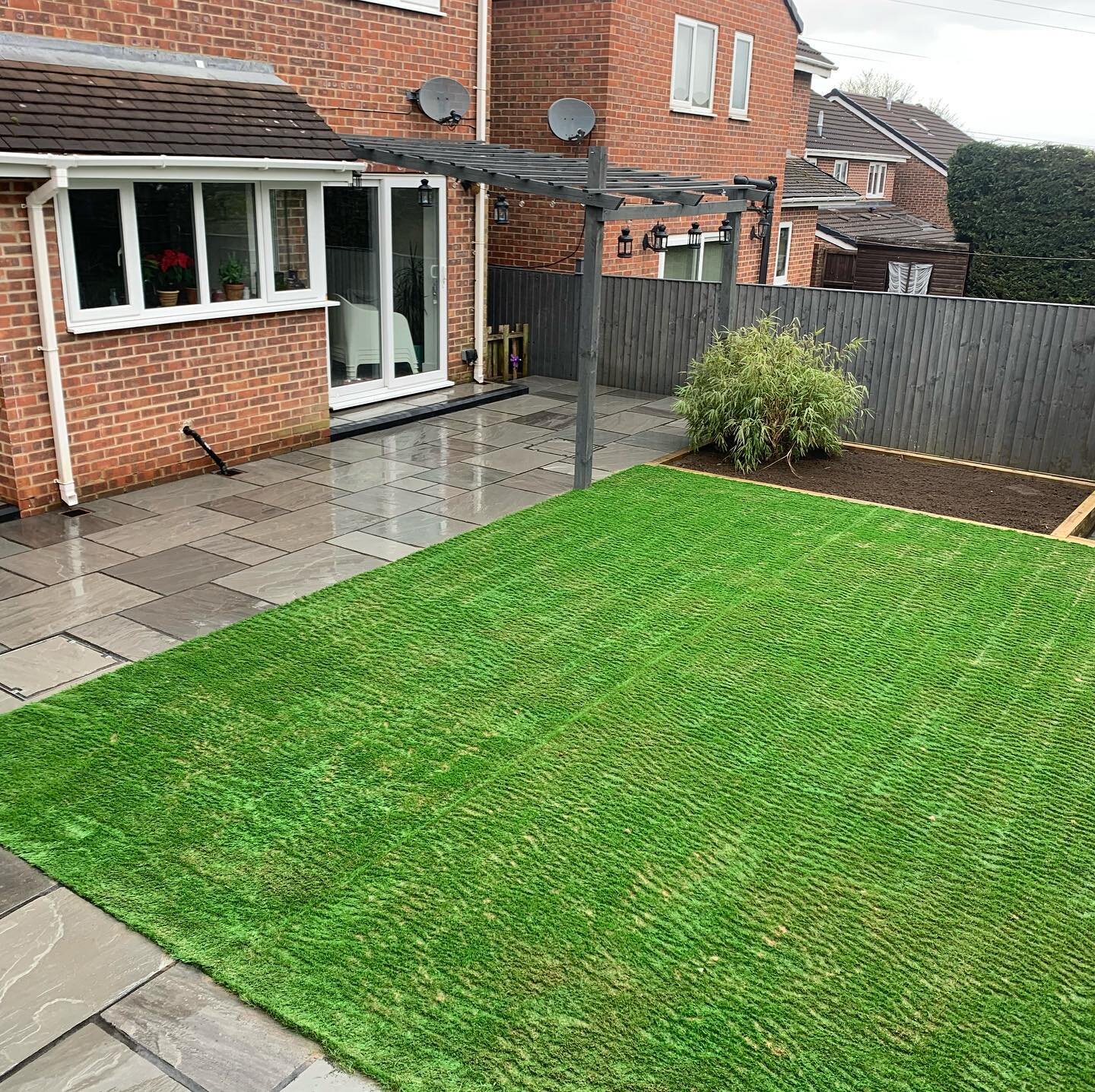 Garden reconstruction, Old Trough Way, Harrogate.