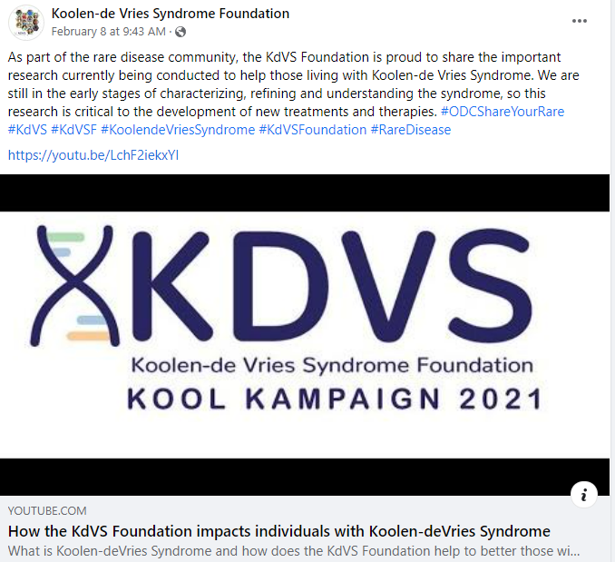 Koolen-de Vries Syndrome Foundation