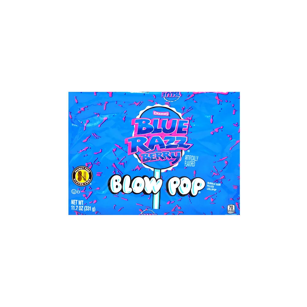 Charms Blow Pop Blue Razz Berry