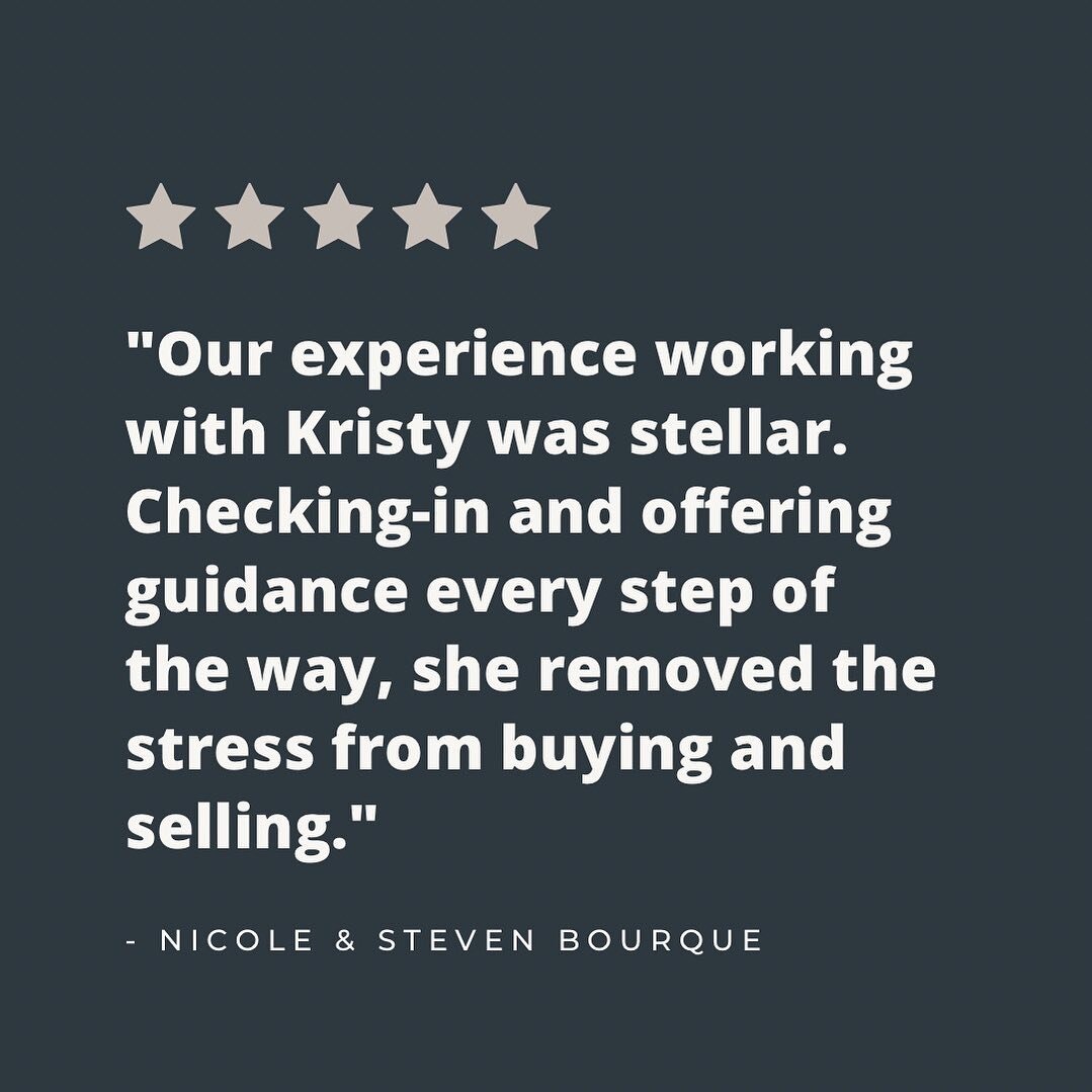 ⭐️ Client reviews are always so appreciated and considered. 🫶🏼🫶🏼 We value our clients immensely. Thank you, Nicole and Steve for the kind words. 🙏 
.
.
#homeswithhansen #canadarealtor #nbrealtor #monctonrealtor