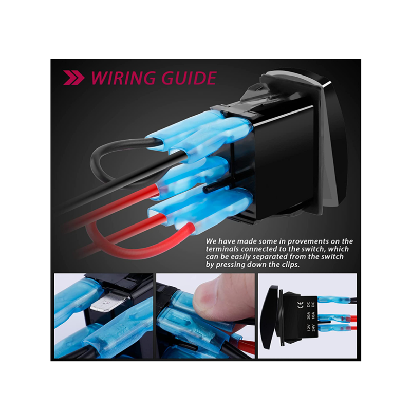 Donjon Wippschalter 12V 20A | 10 Stück Kippschalter Mit LED Für Auto & Boot