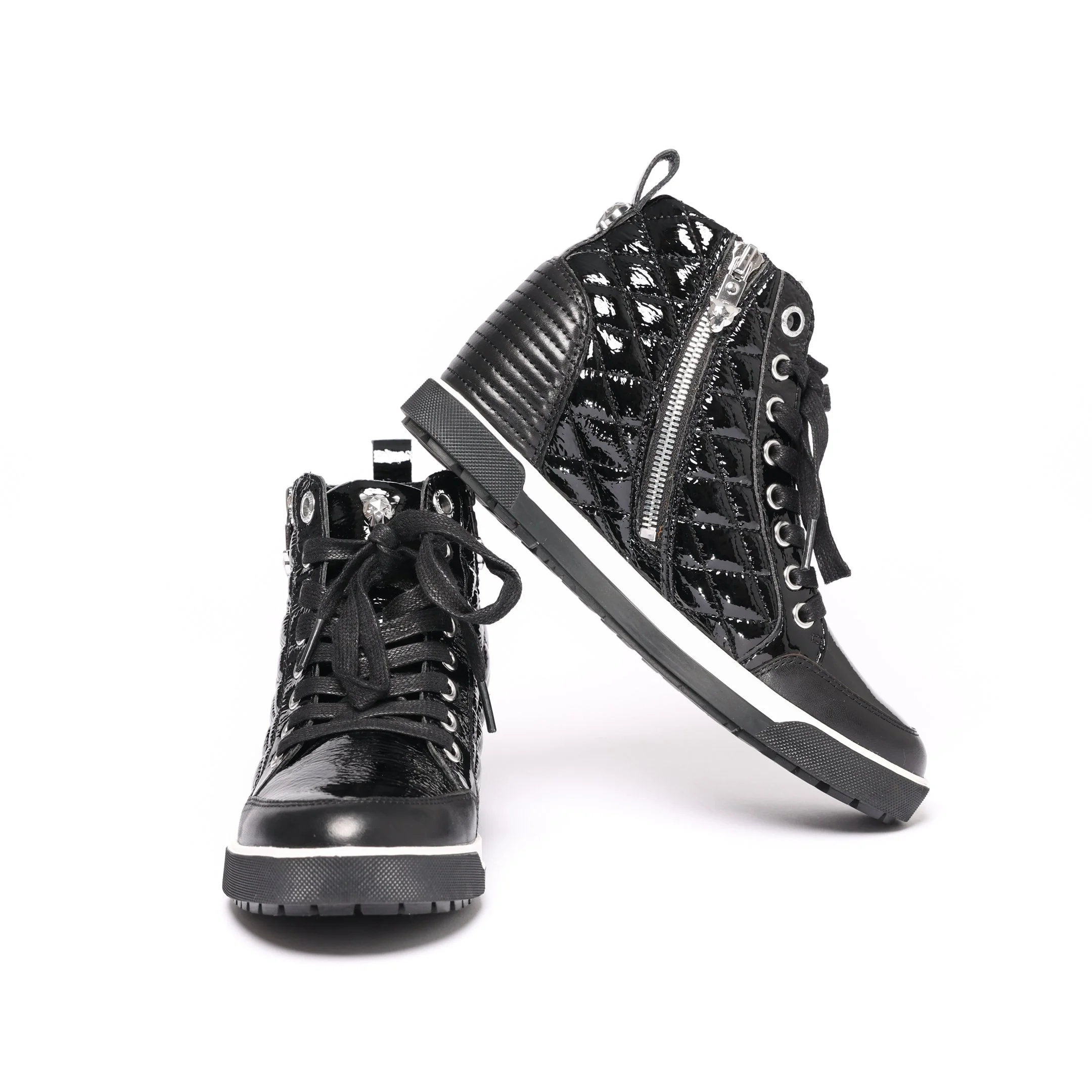 black sequin high tops