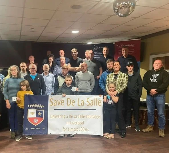 Community rally organised by West Derby MP Ian Byrne calls for De La Salle to remain open