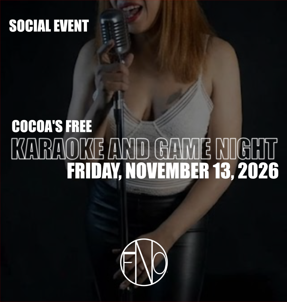 November 13, 2026 | Cocoa's Free Karaoke and Game Night