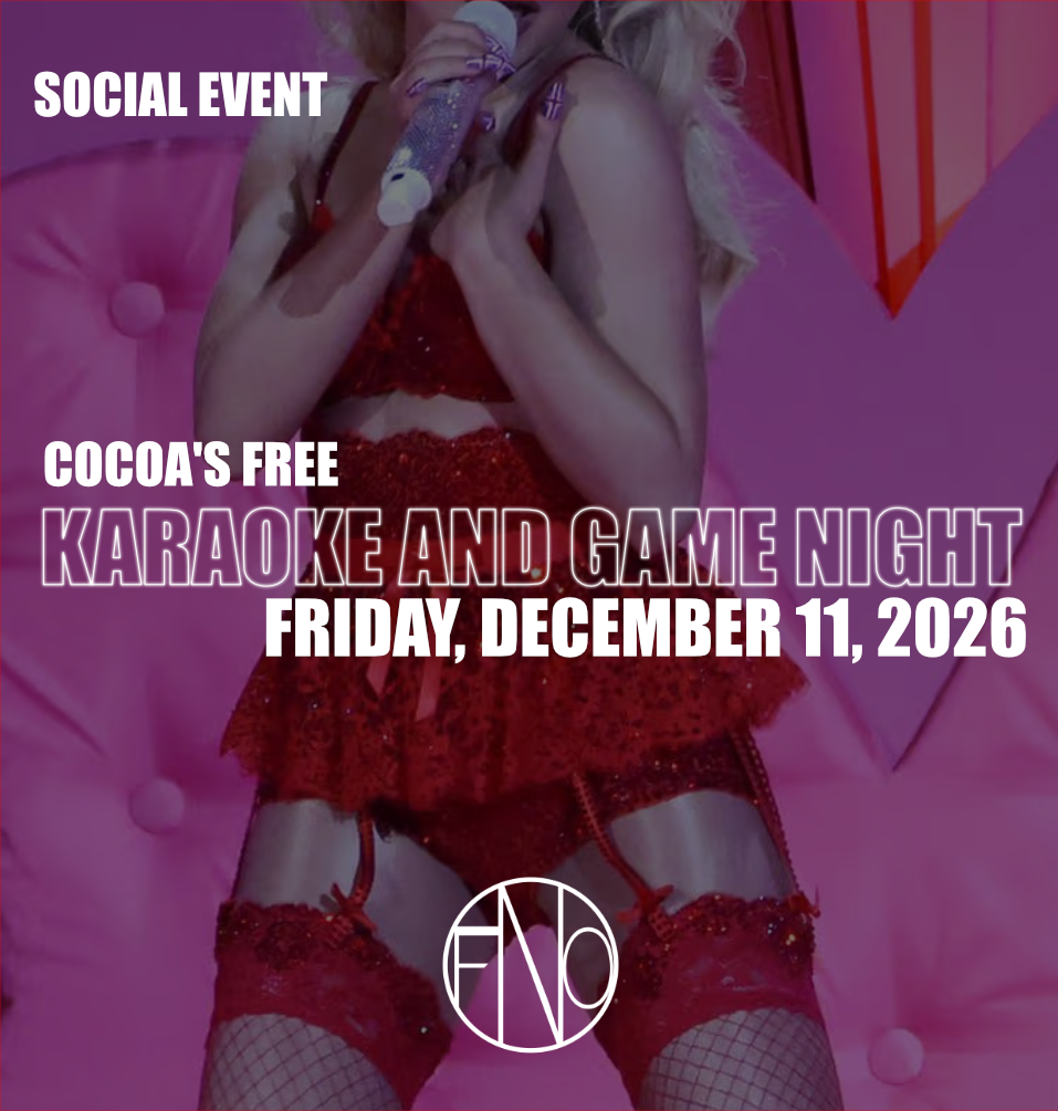 December 11, 2026 | Cocoa's Free Karaoke and Game Night