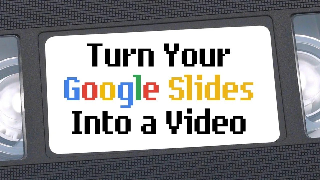 Turning your google slides into a video stephenkwiecinski