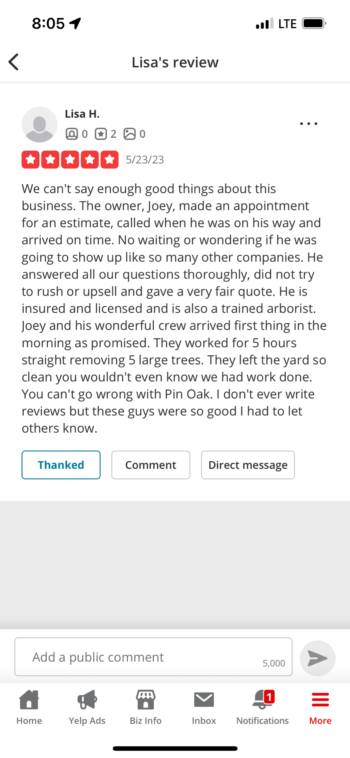 Customer Review