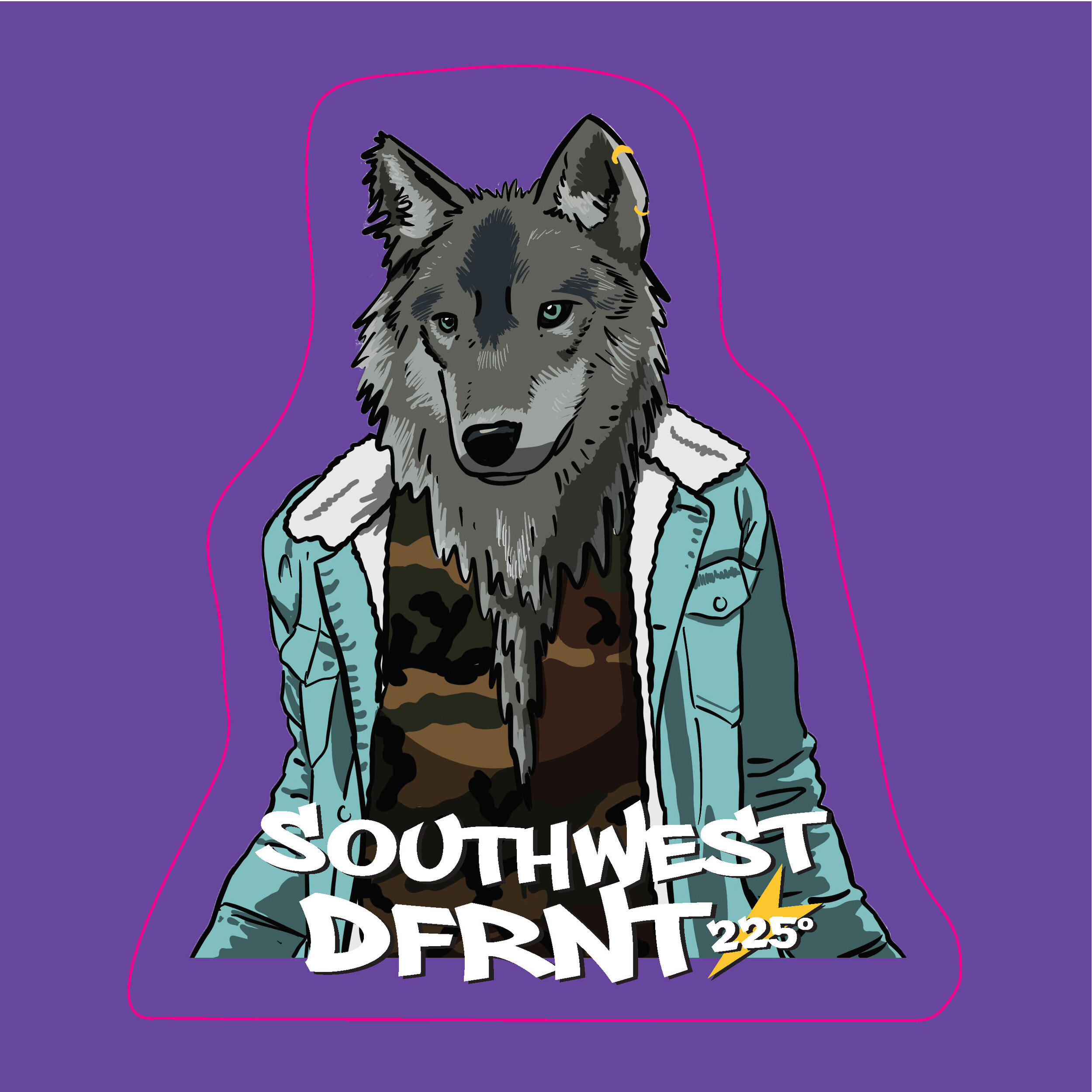 Victor Gariseb ("Southwest DFRNT") 2018-19 Pioneer Star, Dye-cut sticker design. Artwork provided by the artist.