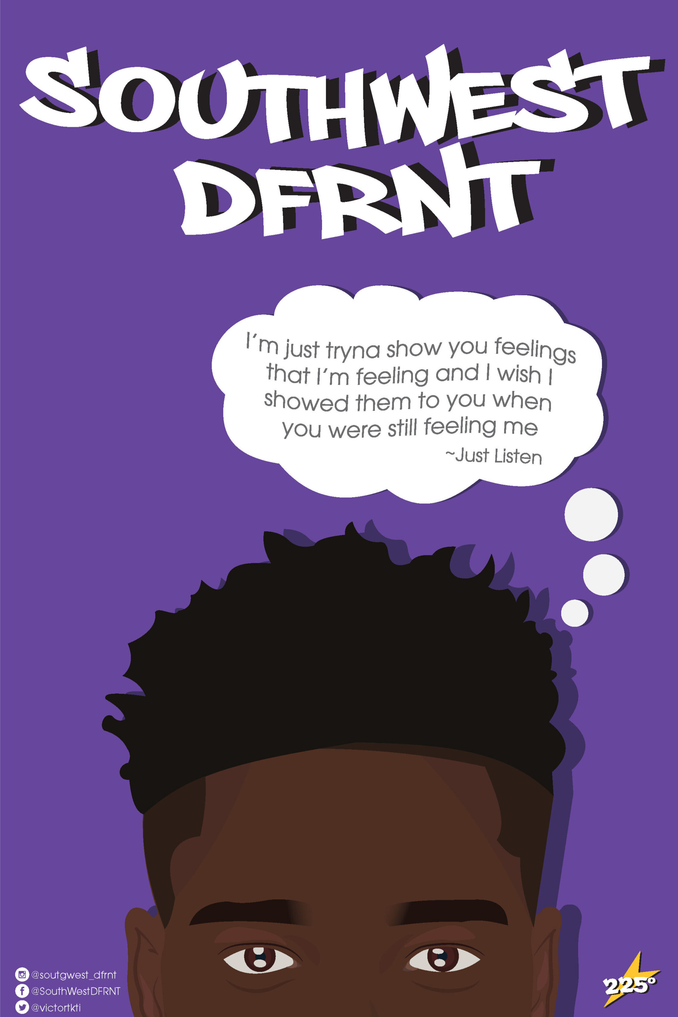 Victor Gariseb ("Southwest DFRNT") 2018-19 Pioneer Star, 11"x17" Poster