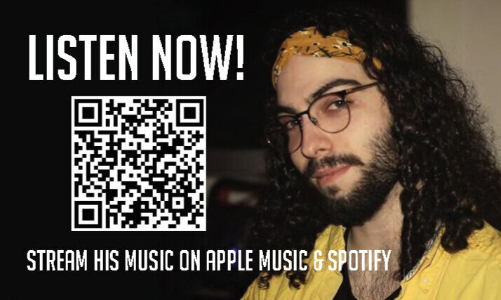 Pablito Uri 2020-21 Pioneer Star, "Listen Now" Business Card Back. Photo/Artwork provided by Artist.