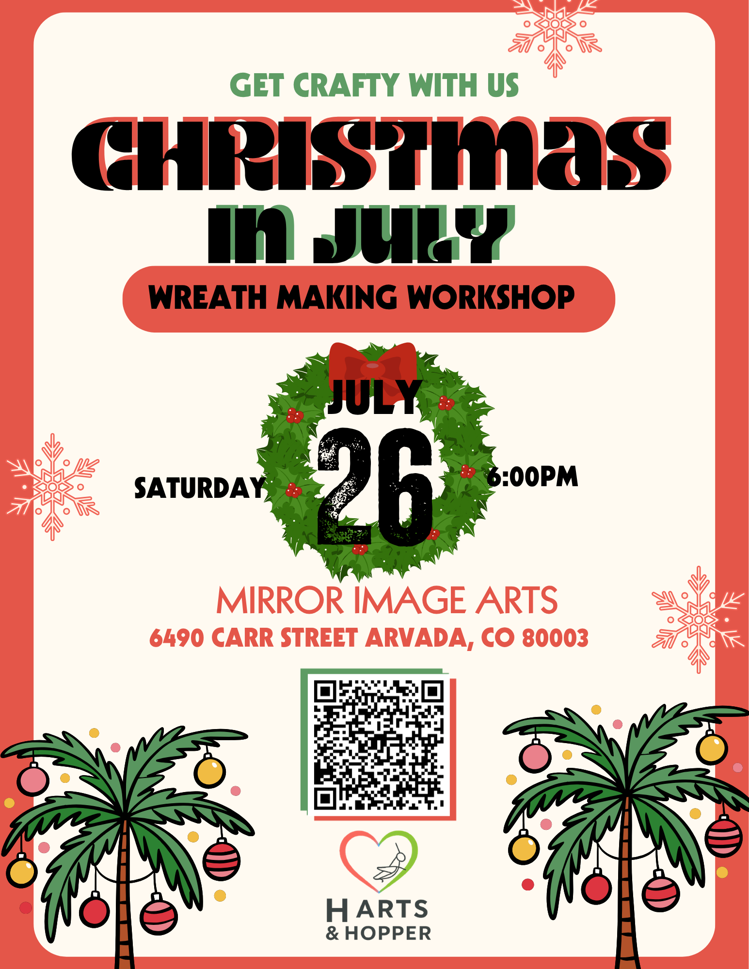 Christmas In July: Wreath Making Workshop
