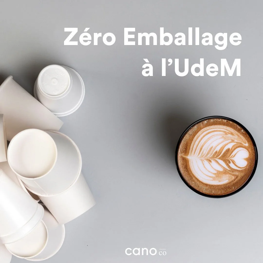 Hey UdeM! &Agrave; partir du 6 f&eacute;vrier, il n'y aura plus d'emballages &agrave; usage unique &agrave; l'UdeM 🙌🏼

Saviez-vous qu'une tasse &agrave; caf&eacute; &agrave; usage unique peut mettre jusqu'&agrave; 30 ans &agrave; se d&eacute;compos