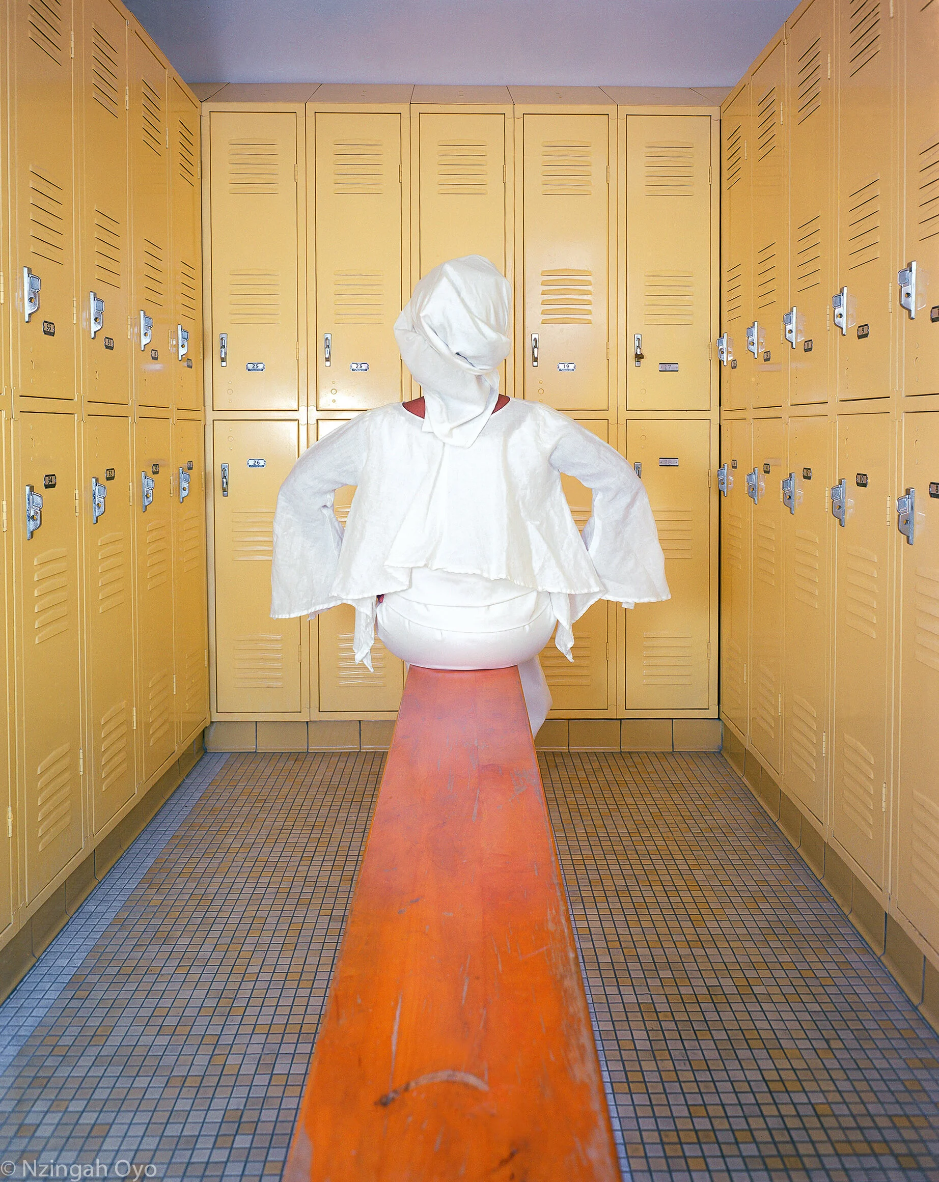 Locker Room Liberation , 2003, C-Print, 30”x40”