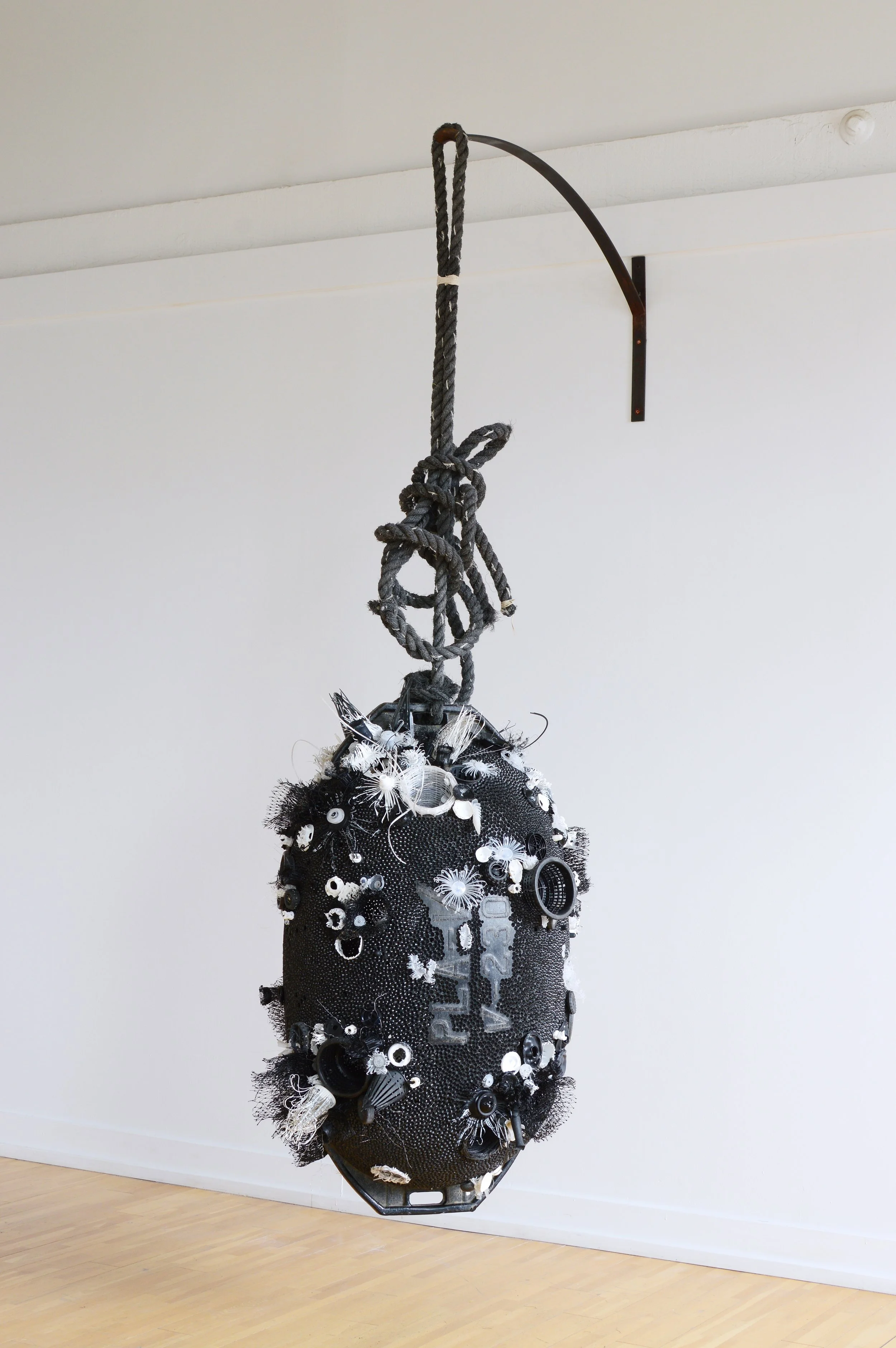 Bridget Catchpole, contemporary art jewellery, sculpture, art canada, wall jewellery, plastic pollution artist