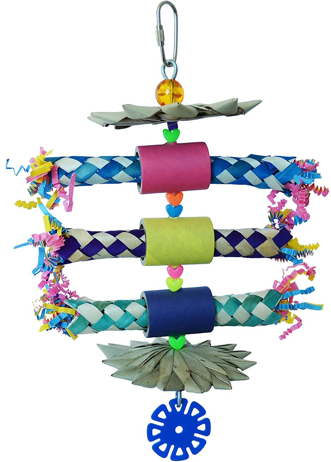 Parrot Wizard - Cottom Boing Rope Spiral for Parrots